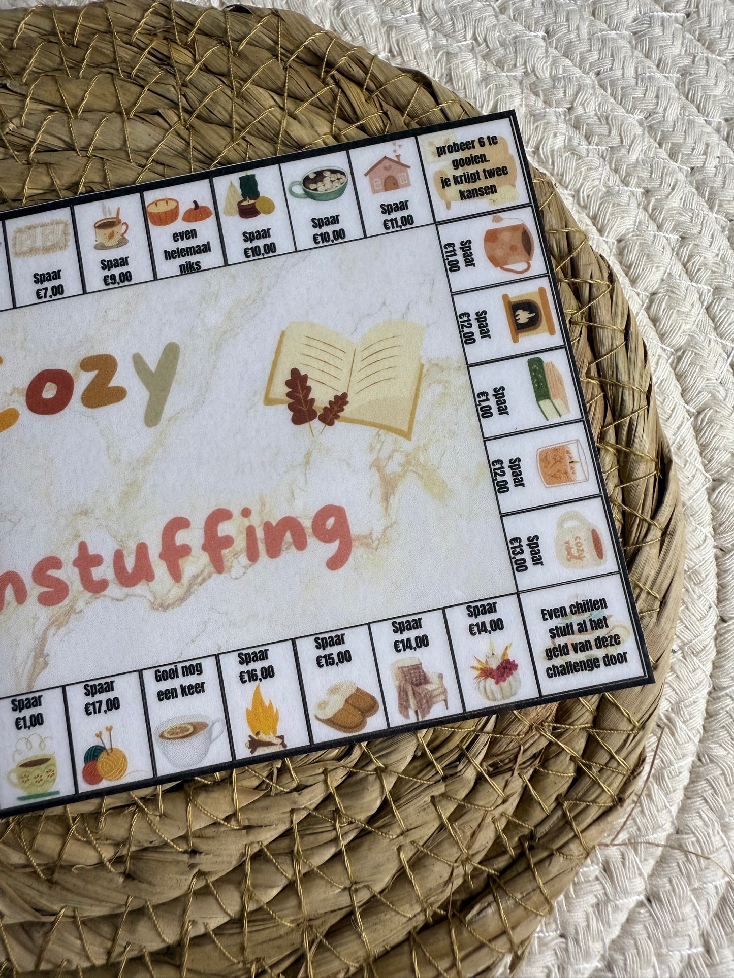 Cozy cashstuffing hoog bedrag A6