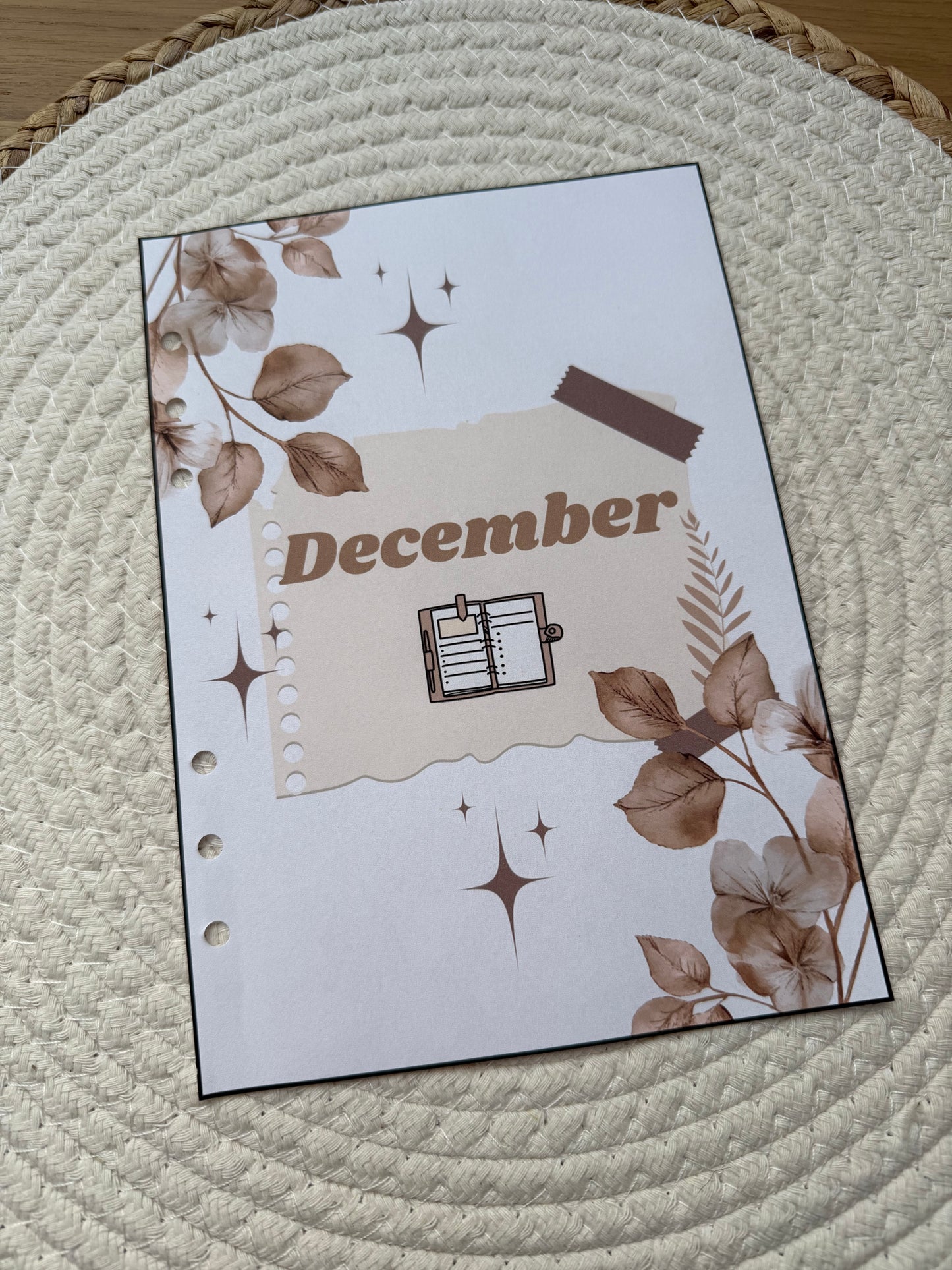 Planner 2026 maand voorblad A5