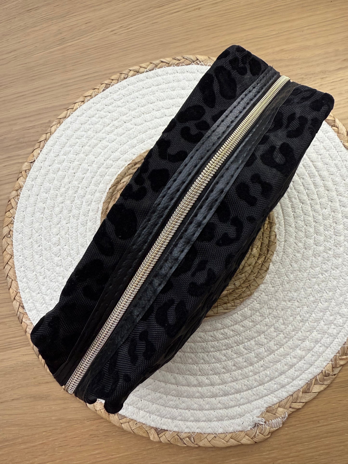 Etui zwart panter