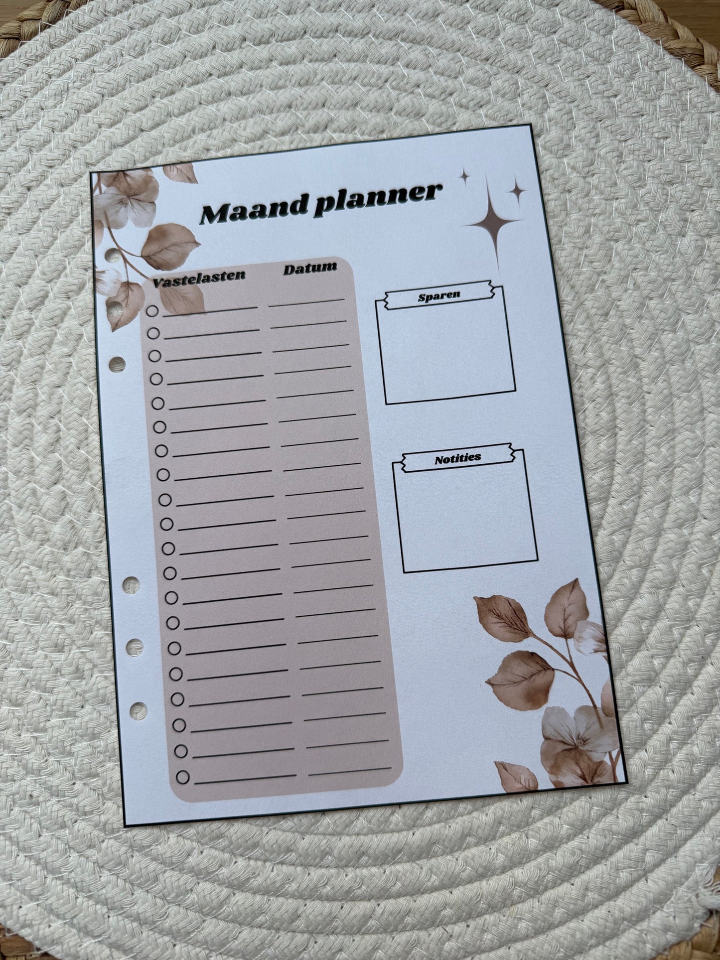 Planner 2026 maand planner 3 A5