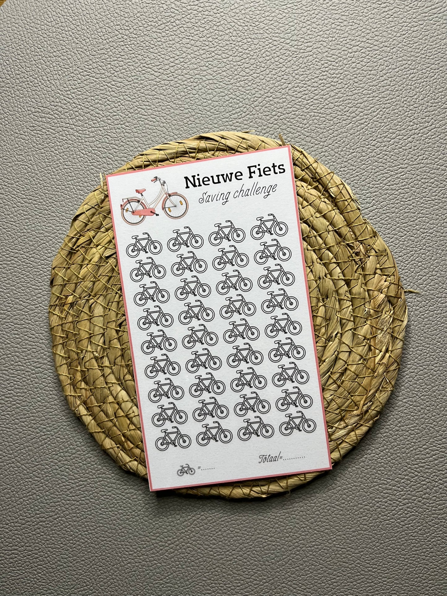 Fiets challenge open bedrag