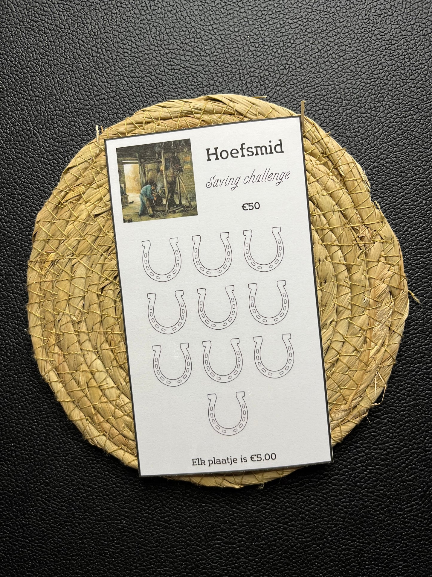 Hoefsmid spaar challenge €50