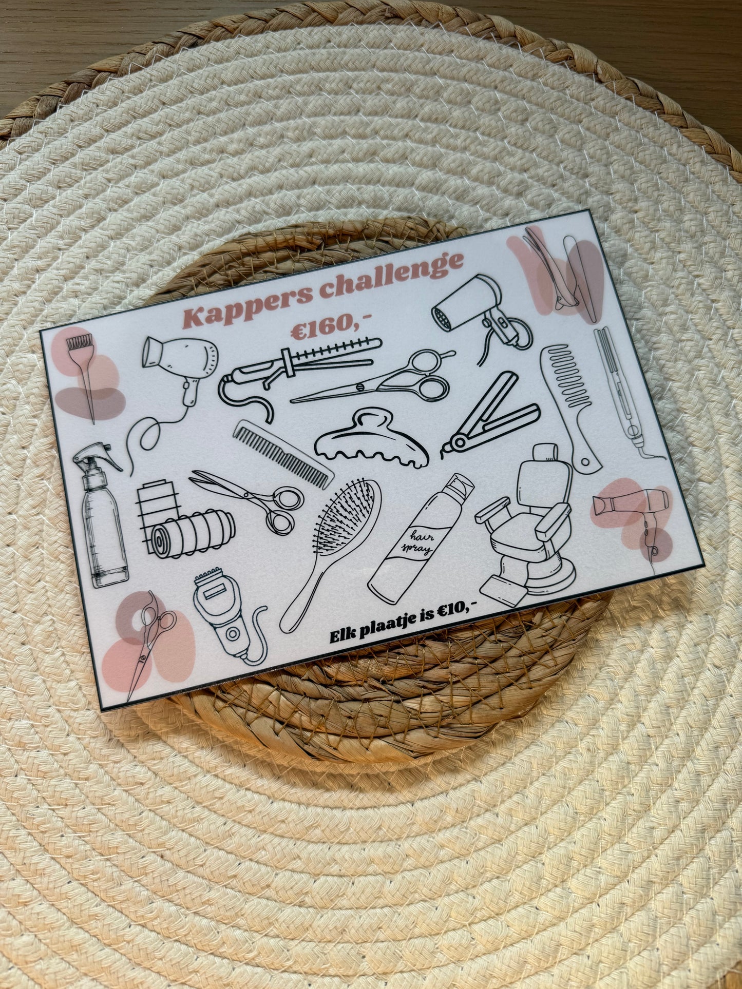 Kapper challenge A5 formaat
