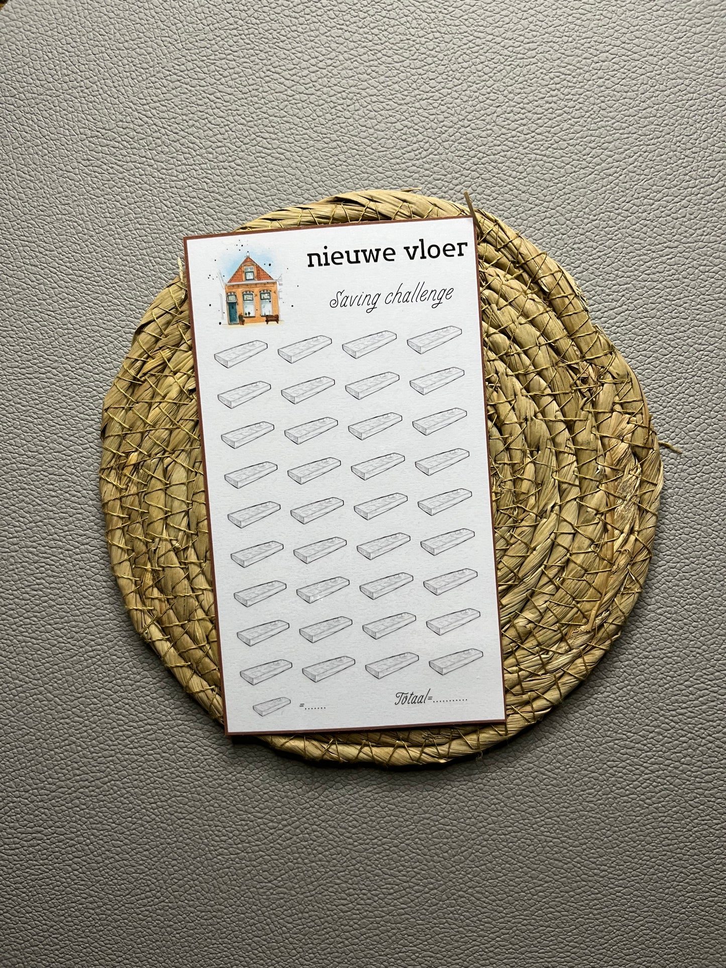 Nieuwe vloer challenge open bedrag