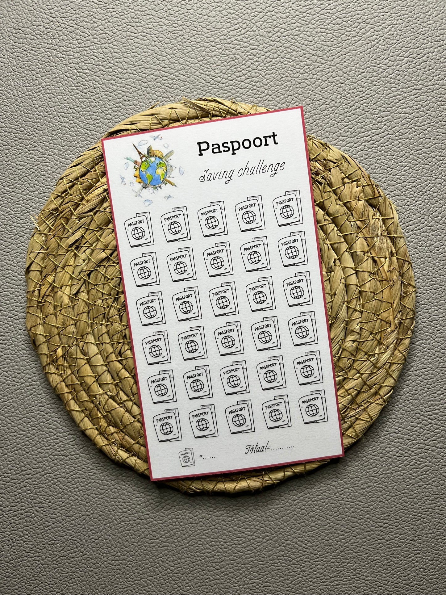 Paspoort challenge open bedrag