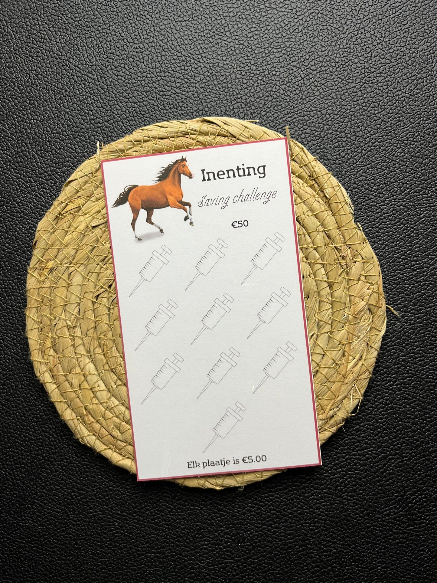 Inenting spaar challenge €50