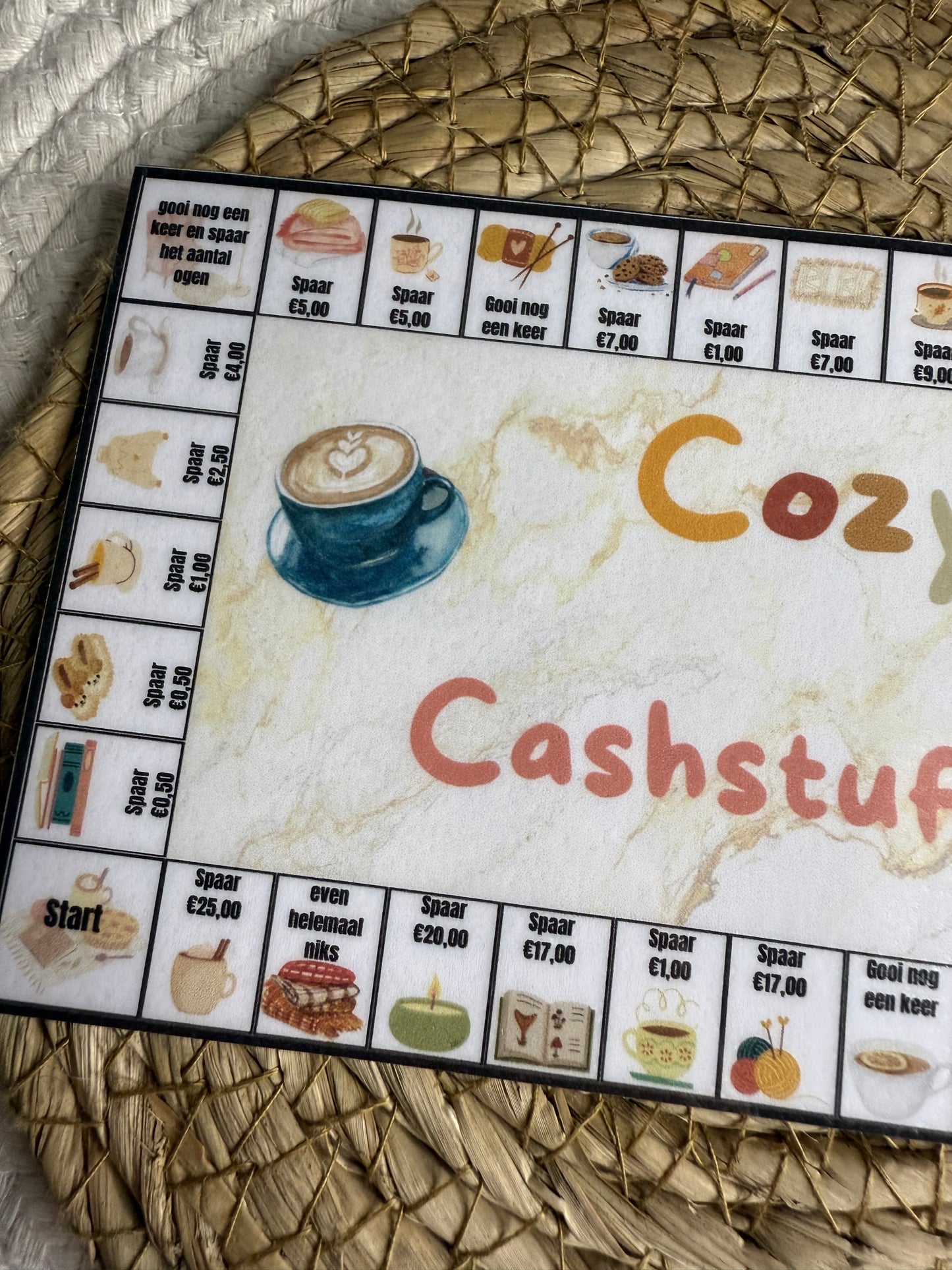 Cozy cashstuffing hoog bedrag A6