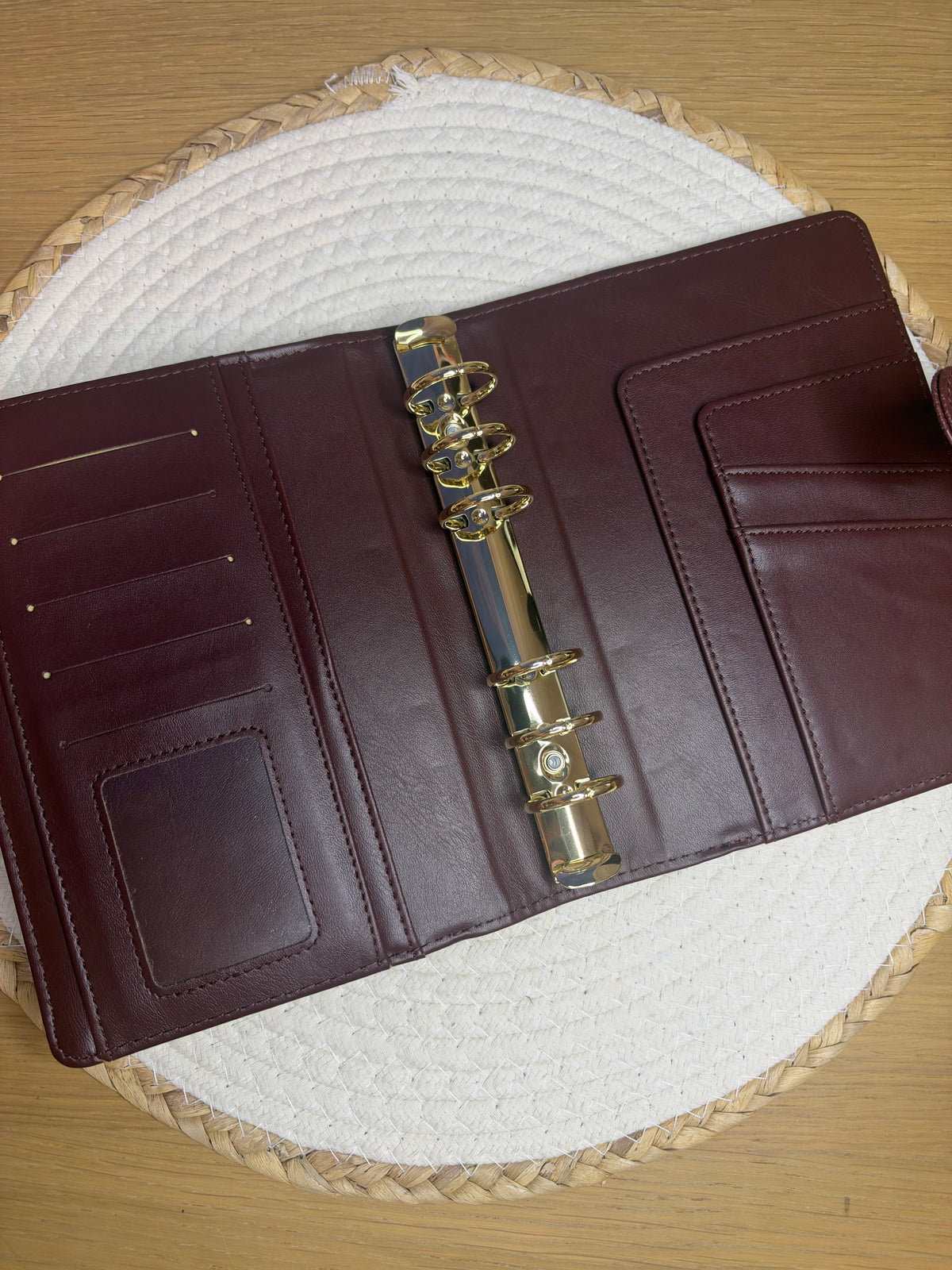 BBB Deluxe Cozy Chess burgundy/donker bruin map A6