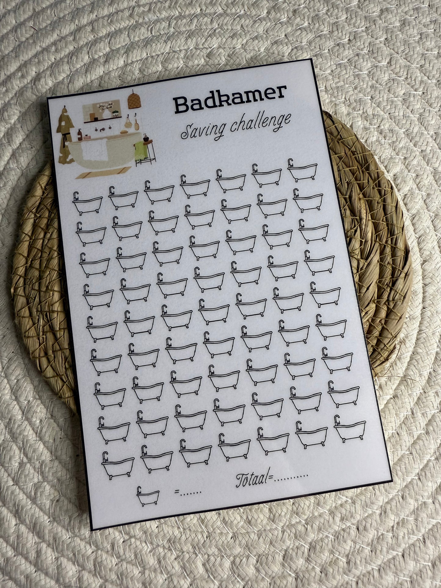 Badkamer challenge A5