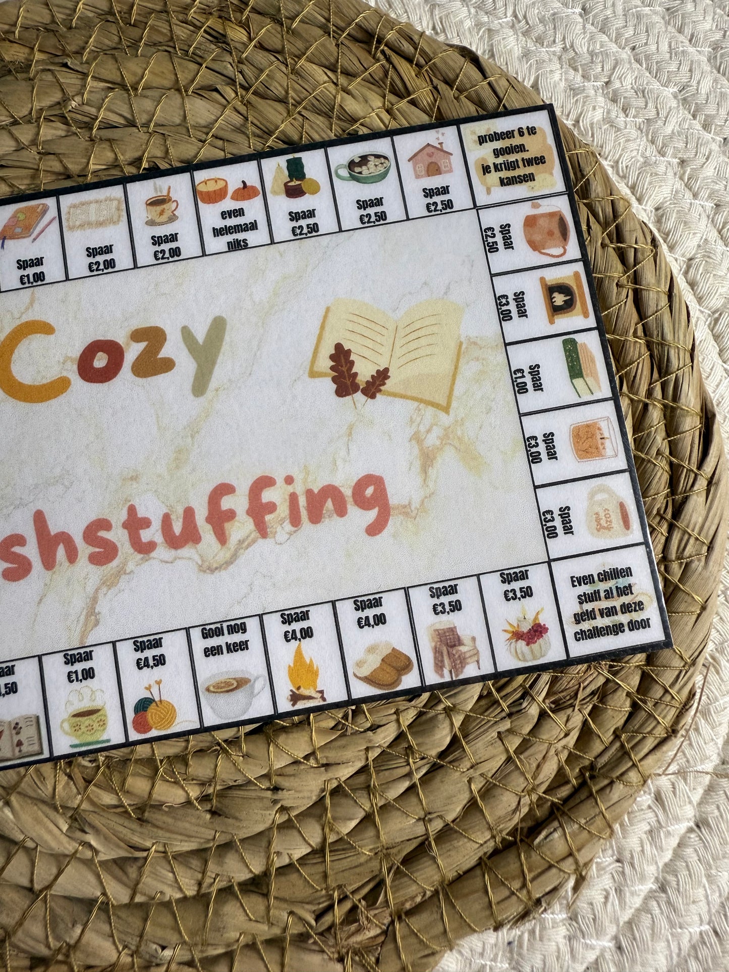 Cozy cashstuffing laag bedrag A6