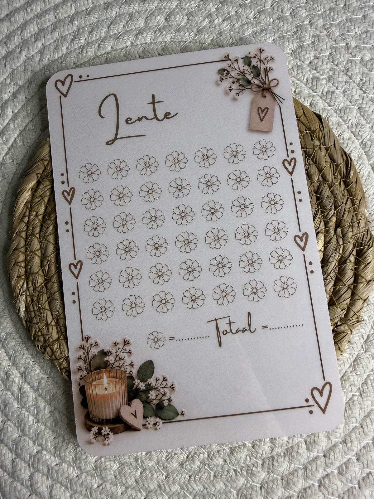Lente challenge cozy A5