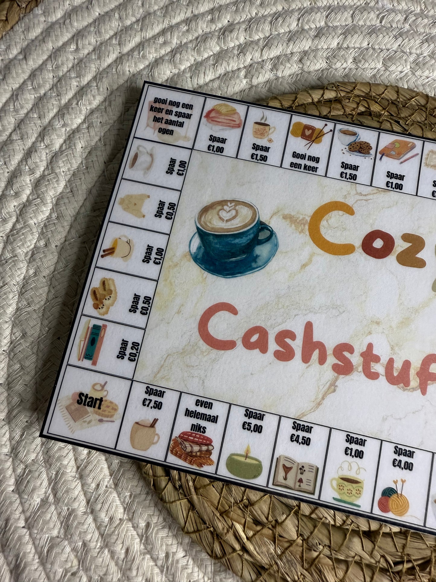 Cozy cashstuffing laag bedrag A5