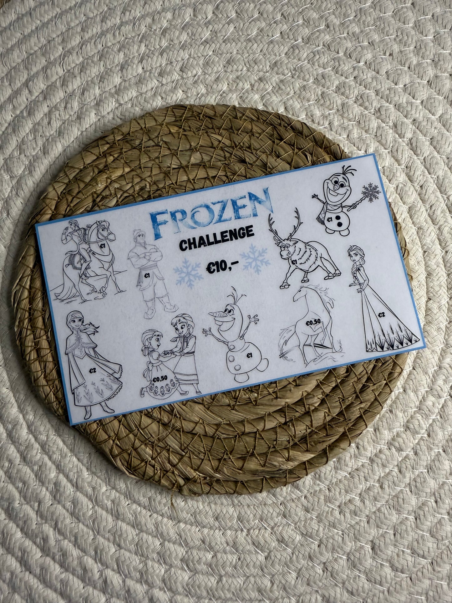 Frozen challenge