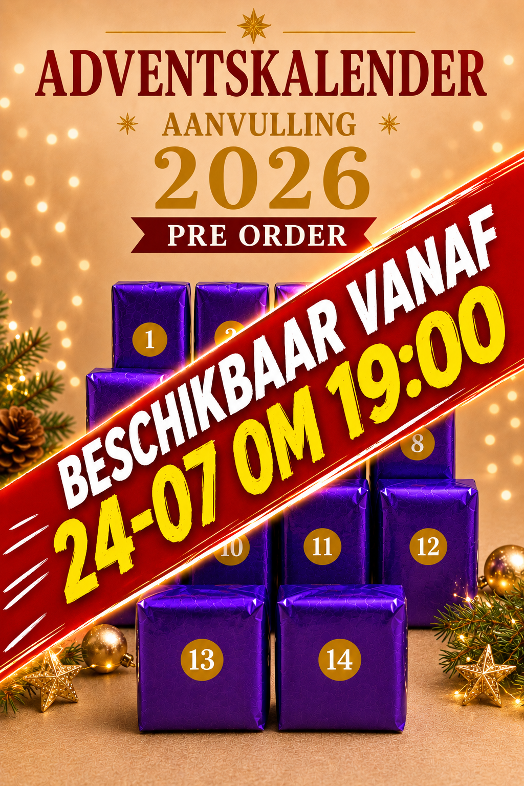 Adventskalender aanvulling 2026