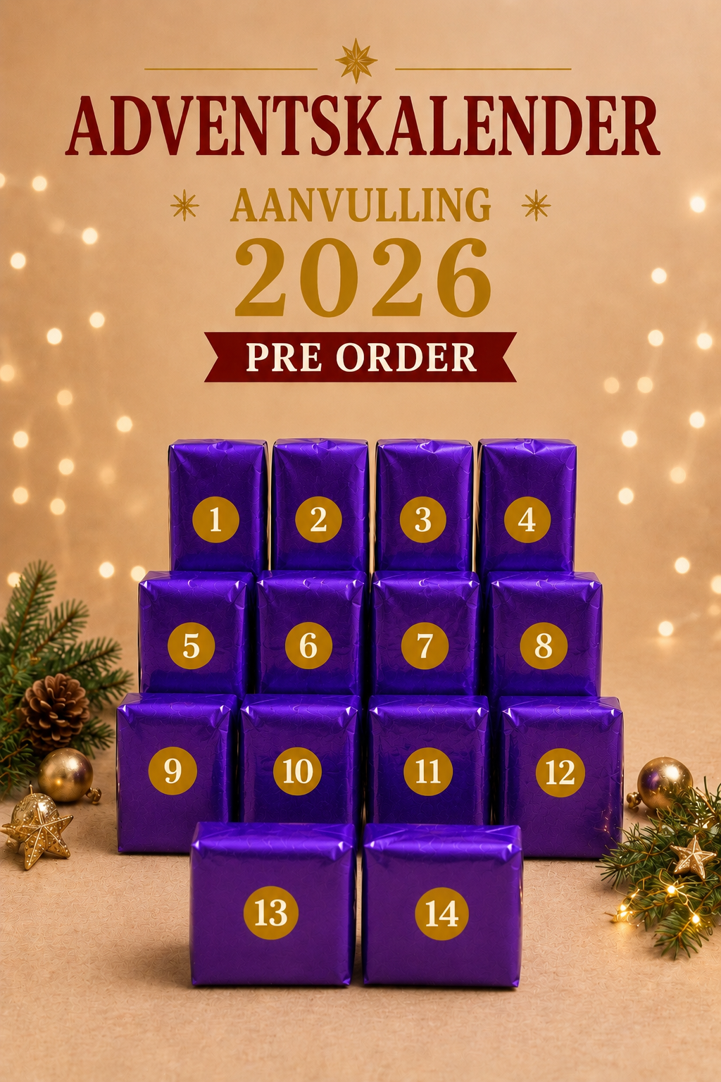Adventskalender aanvulling 2026
