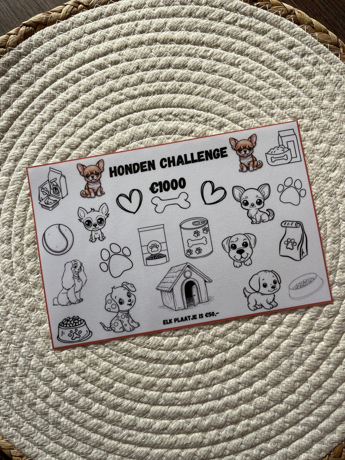 honden challenge A5