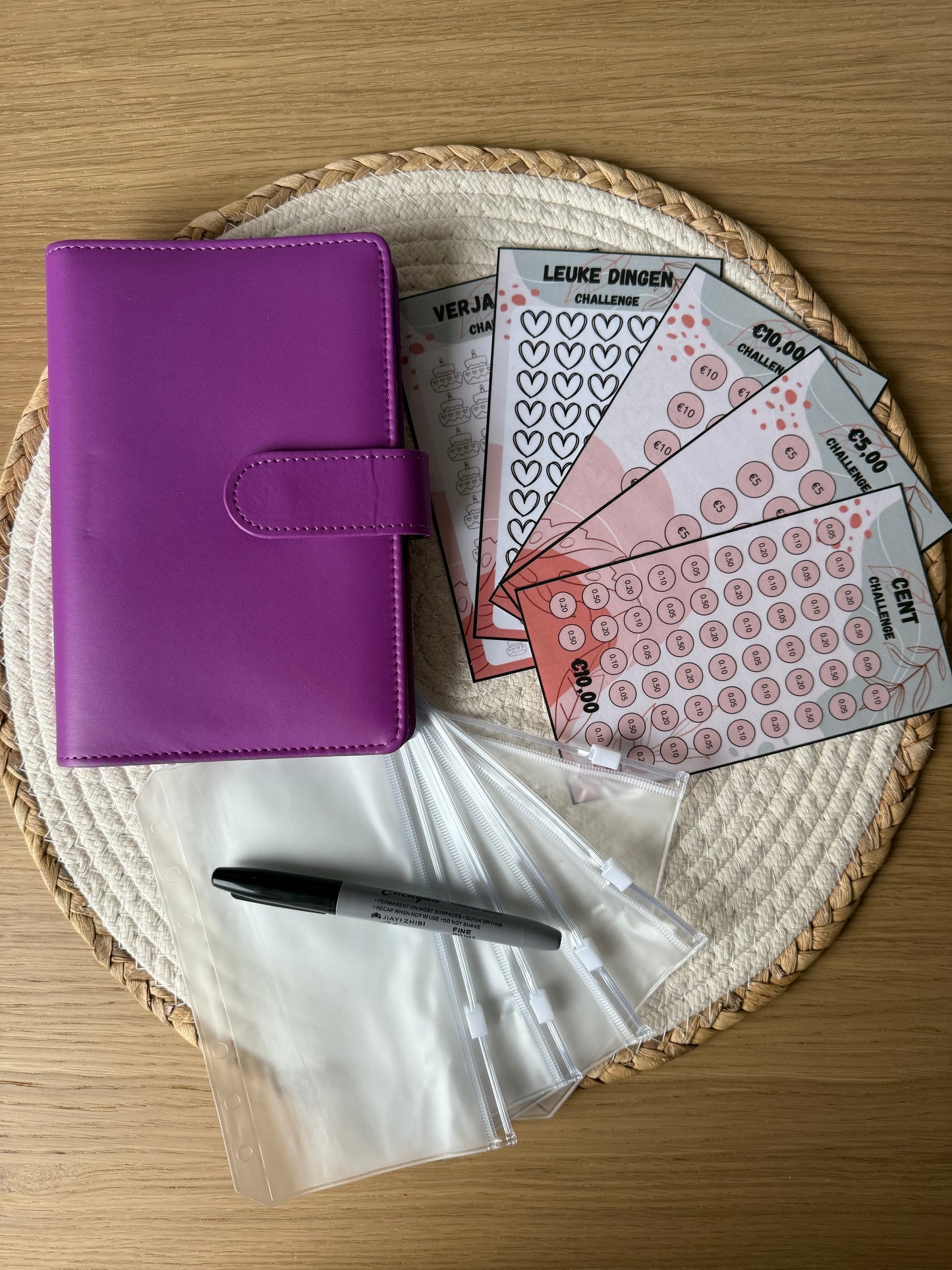 STARTER SET PAARS. Alles wat je nodig hebt om te beginnen met cashstuffing