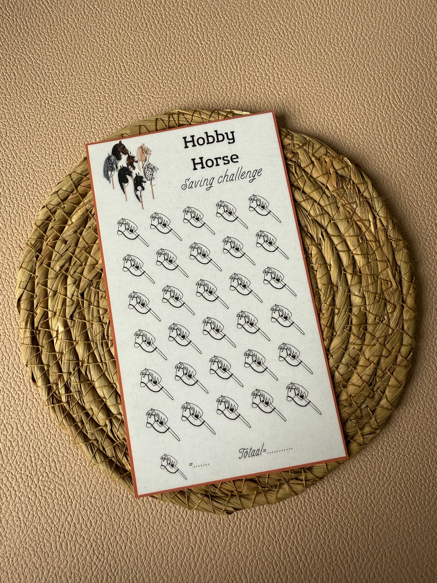 Hobby horse open bedrag