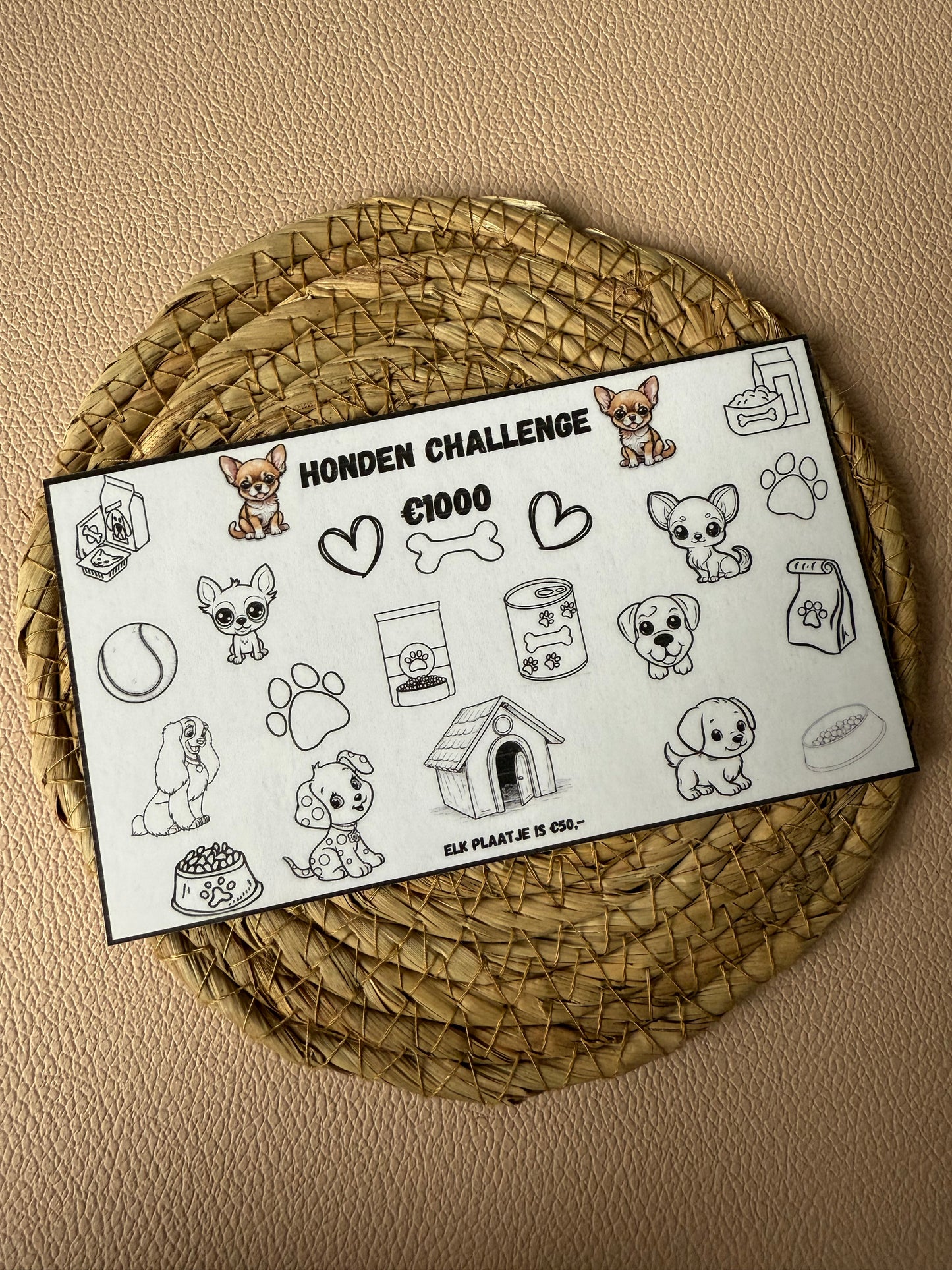 Honden challenge €1000,-