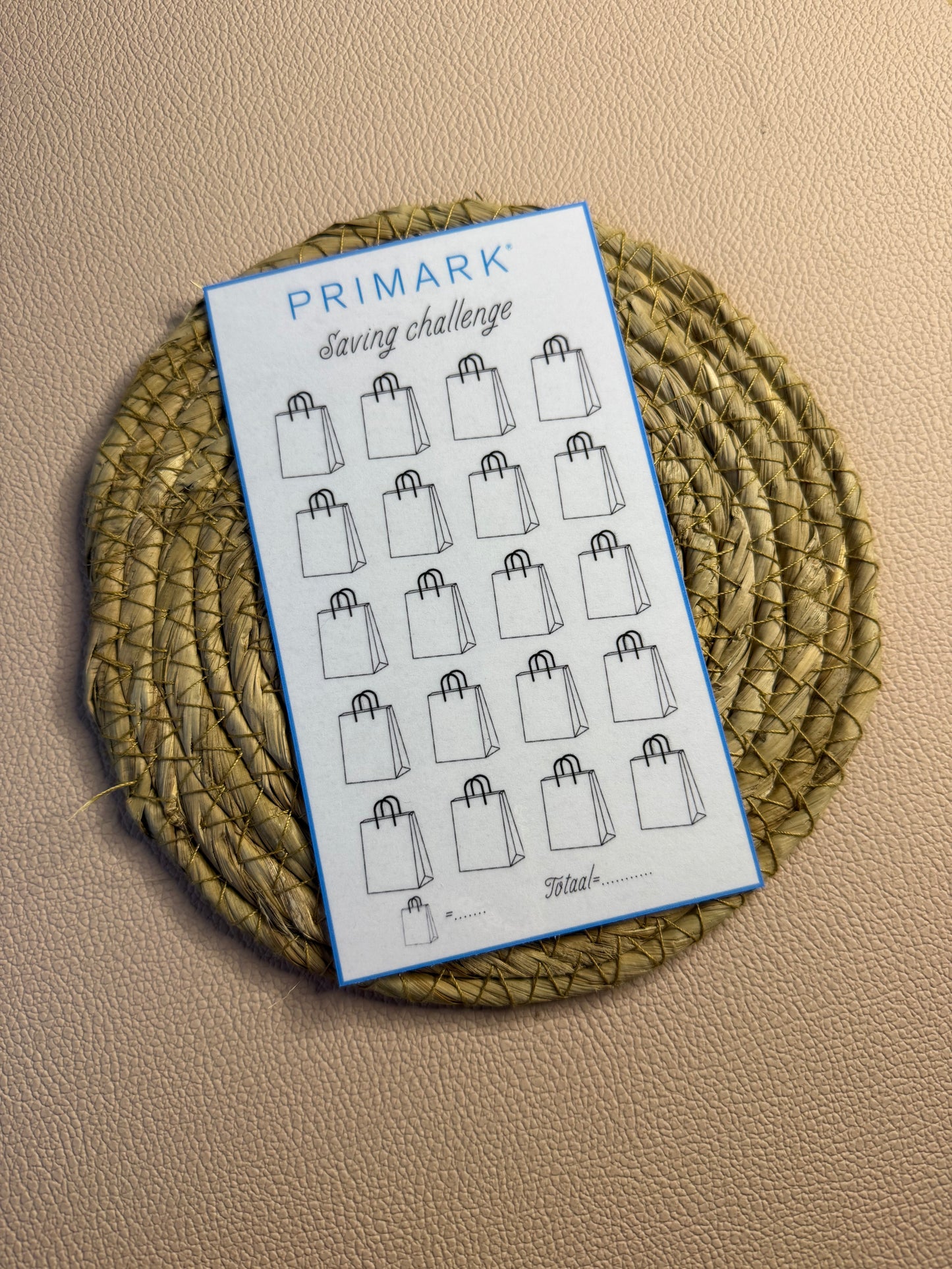 Primark challenge open bedrag