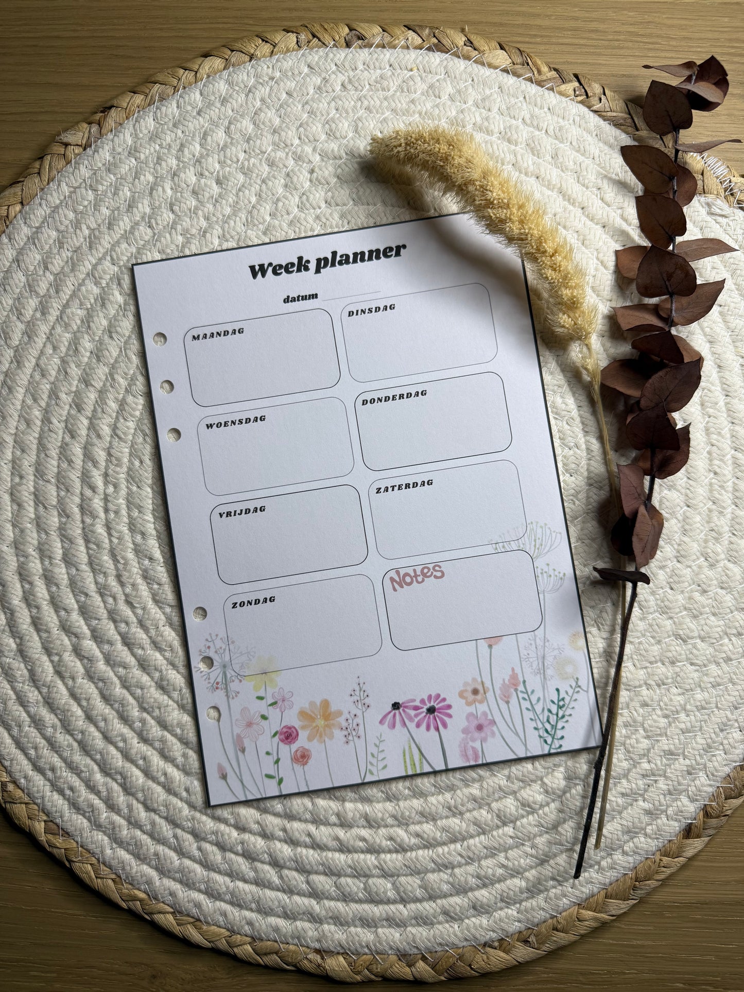 Planner week planner 1
