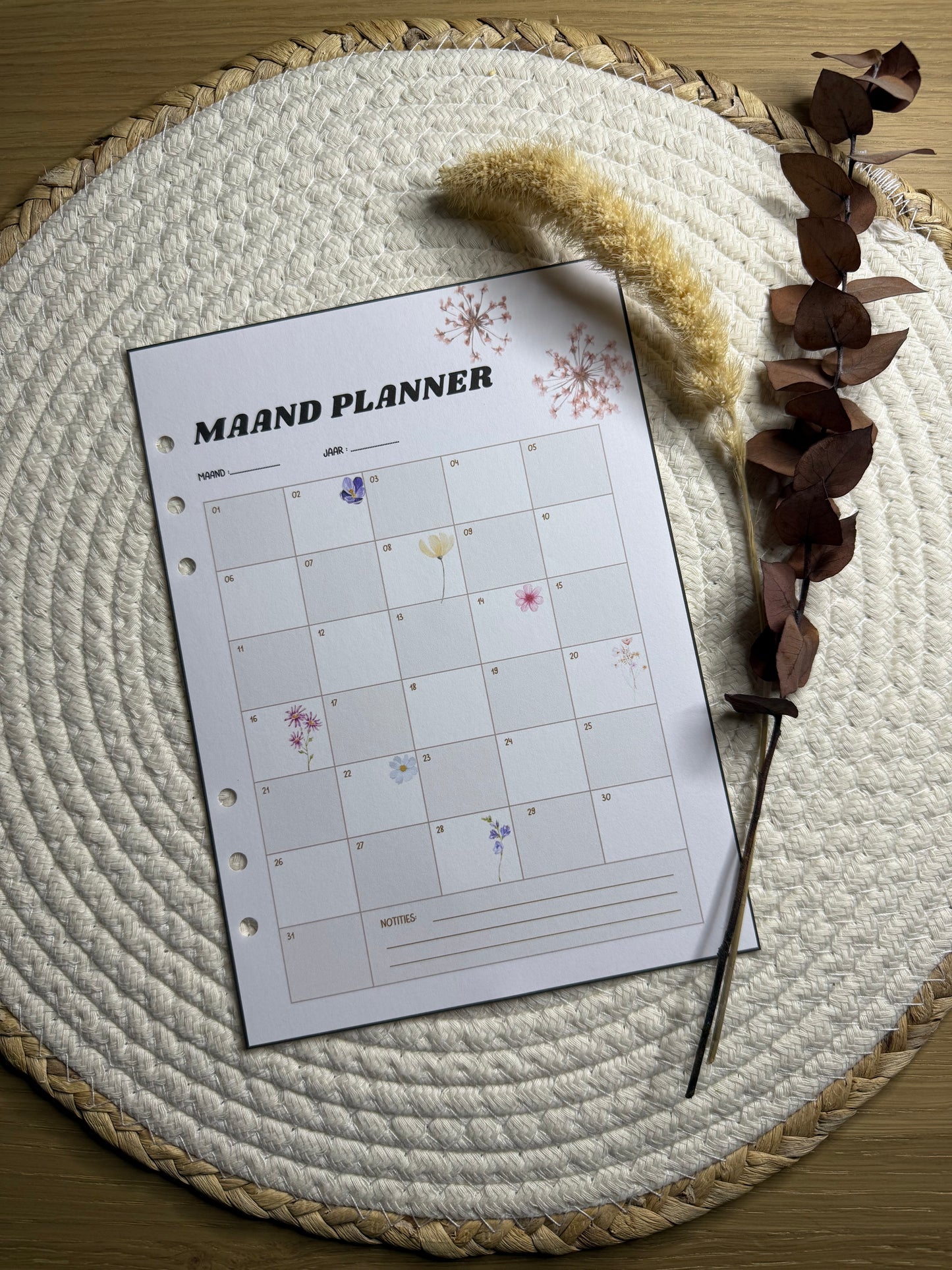 Planner Maand planner 1