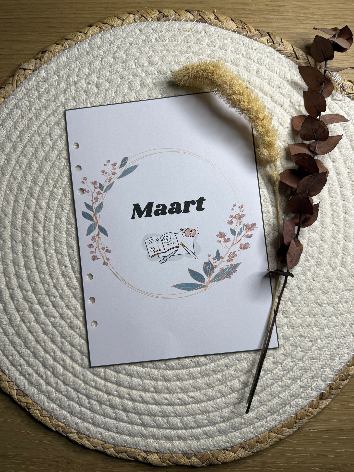 Planner maand voorblad
