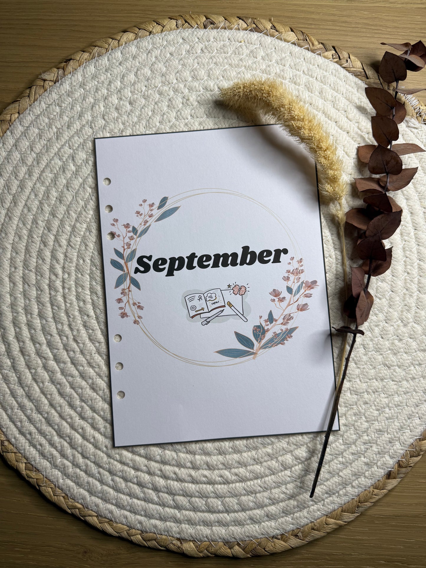 Planner maand voorblad