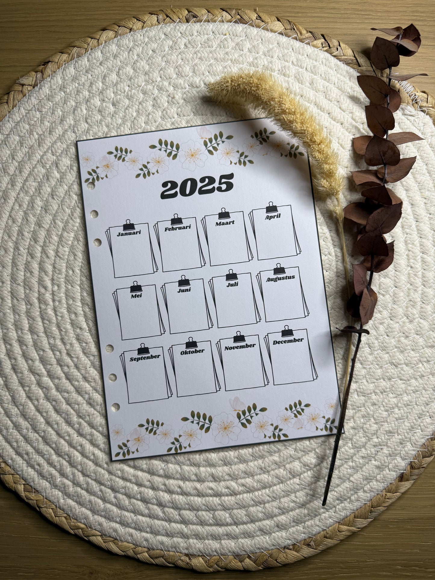 Planner 2025 jaarkalender