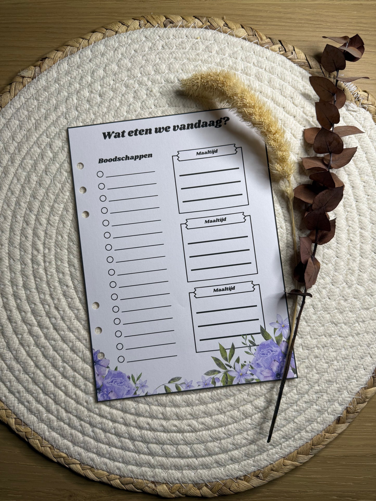 Planner wat eten we vandaag?