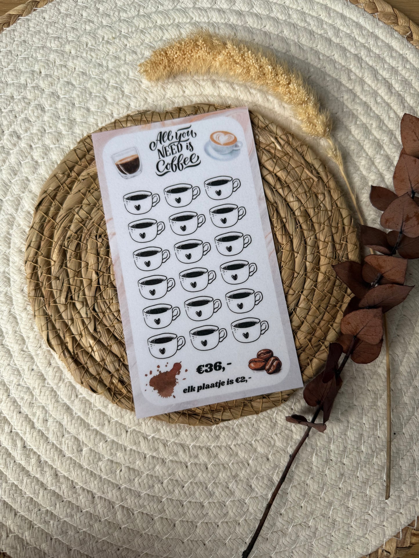 Koffie challenge marmer €36,-