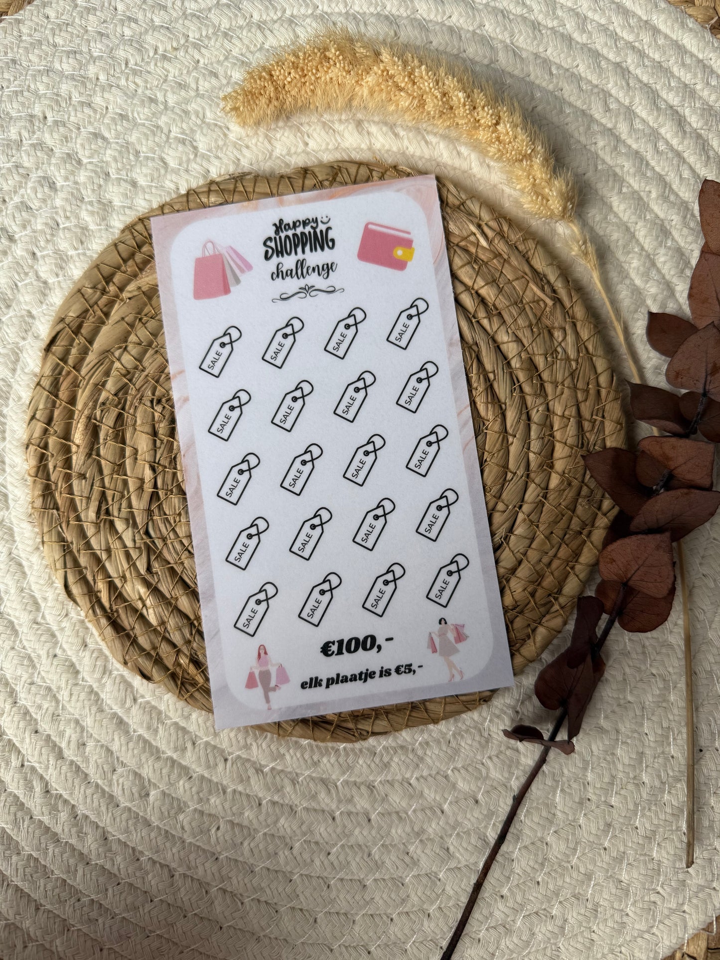 Shopping challenge marmer €100,-