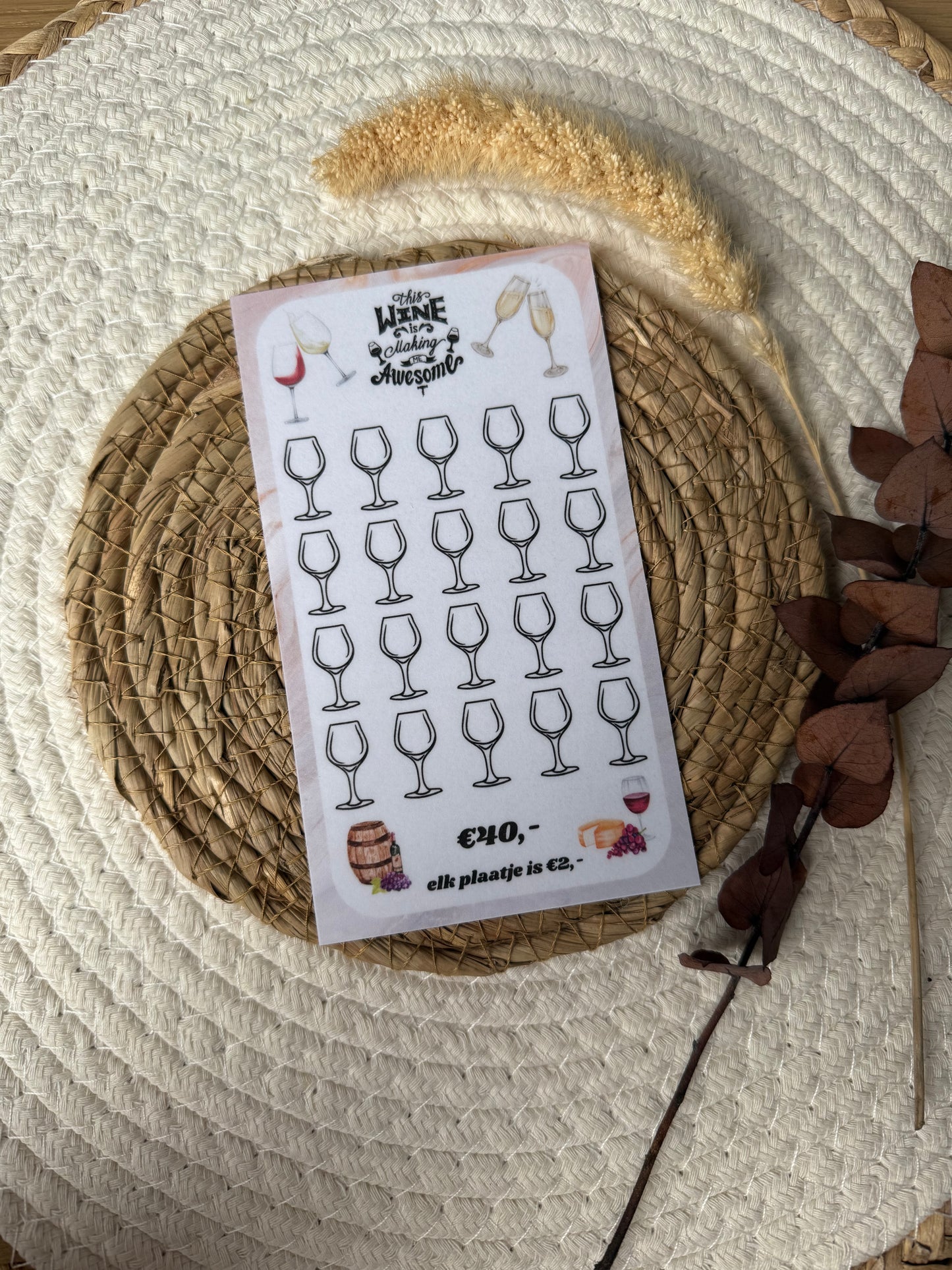 Wijn challenge marmer €40,-