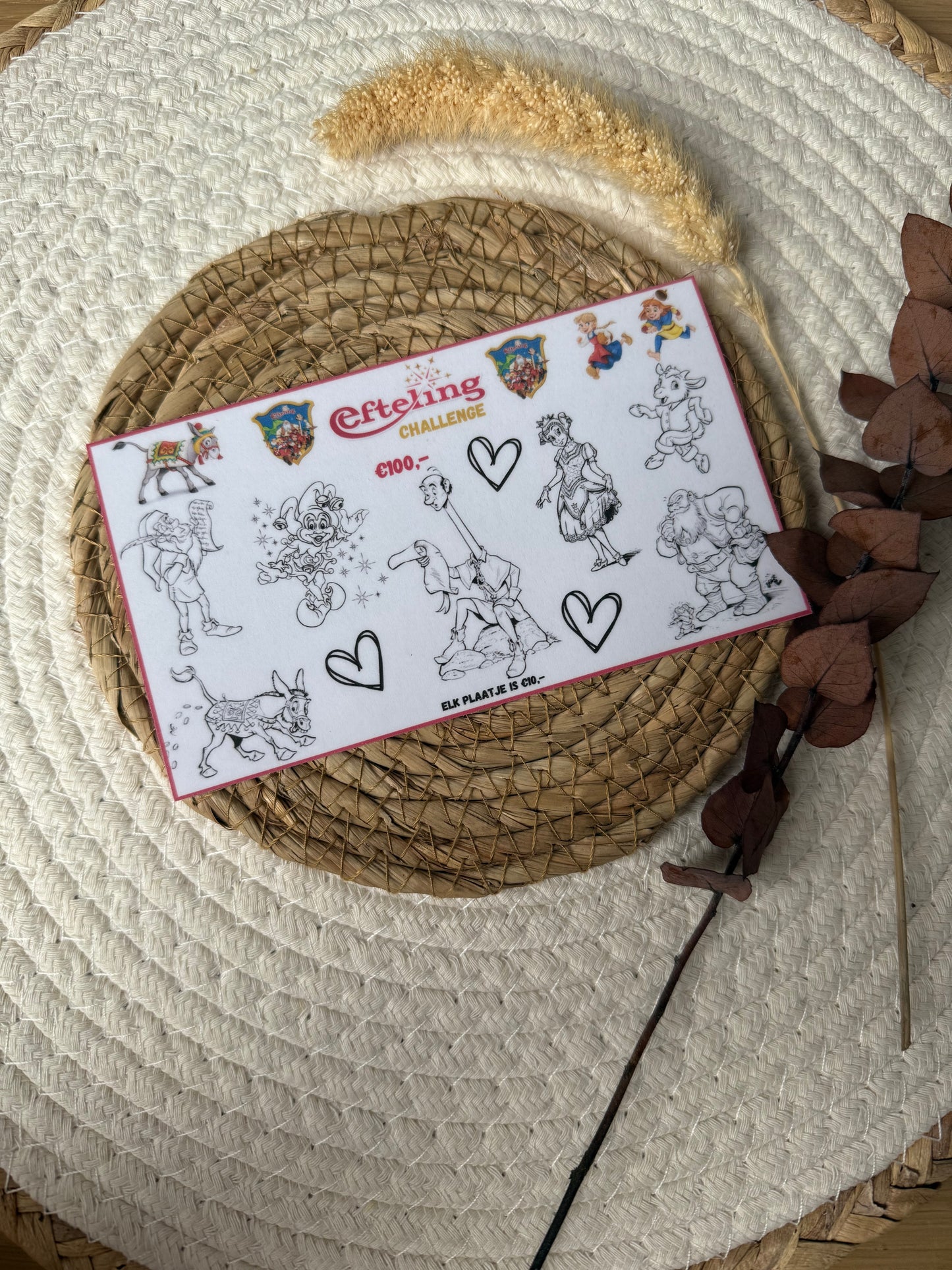 Efteling challenge €100,-