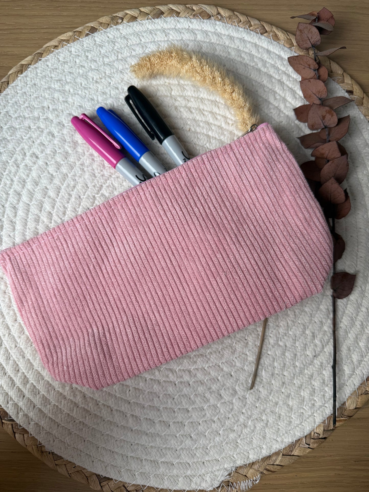 Pennen etui ribstof
