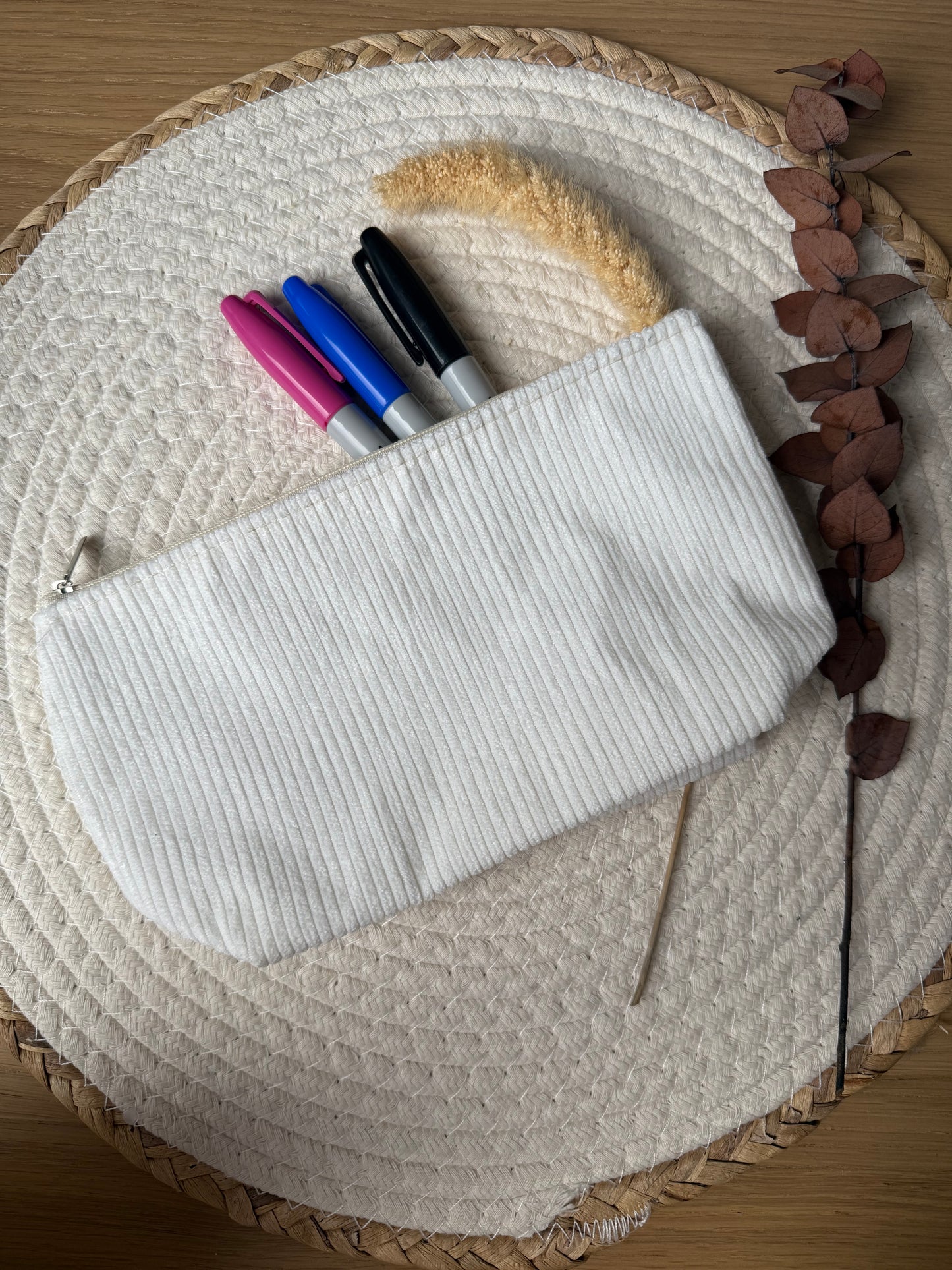 Pennen etui ribstof