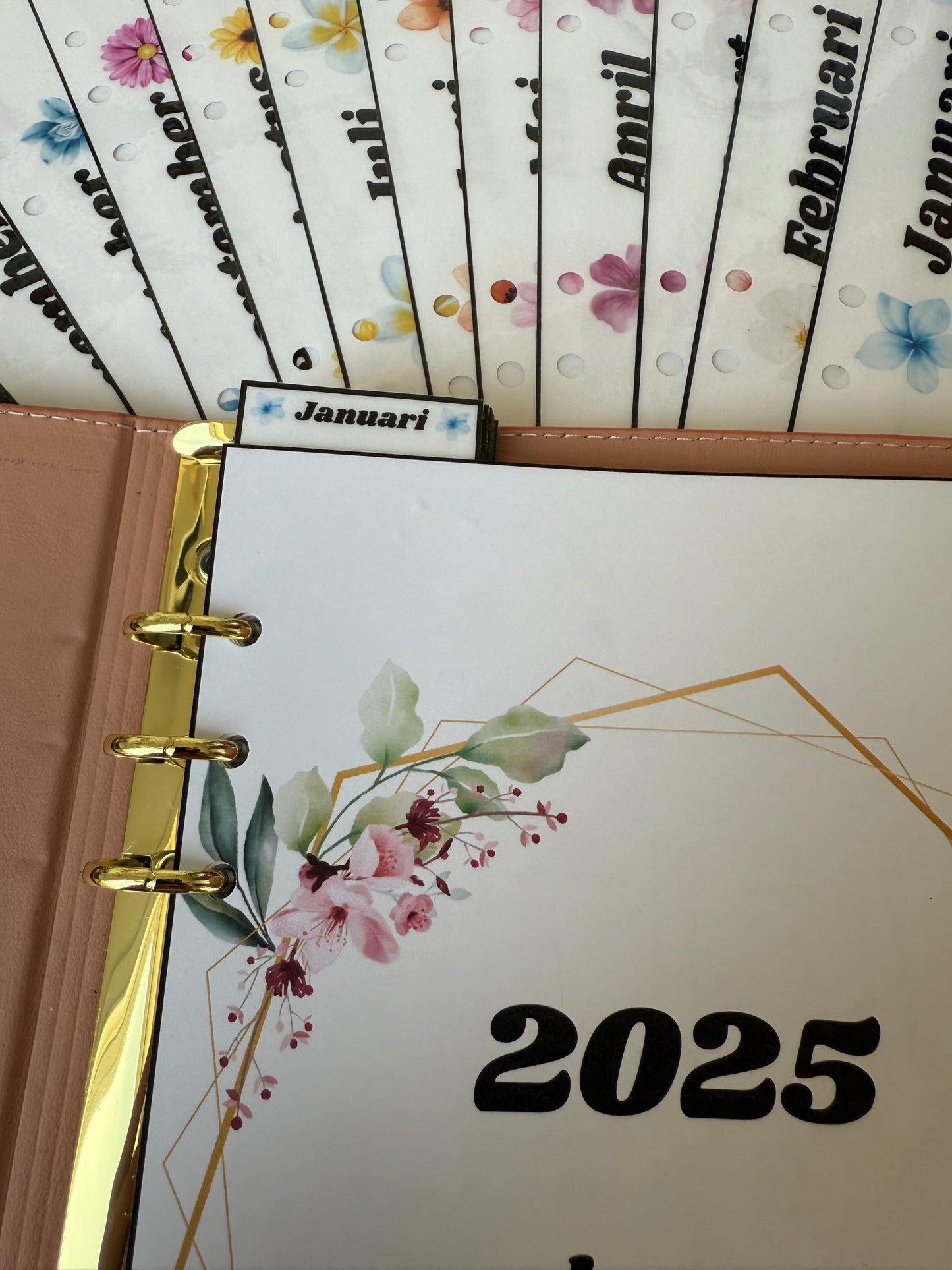 Planner maand tabbladen