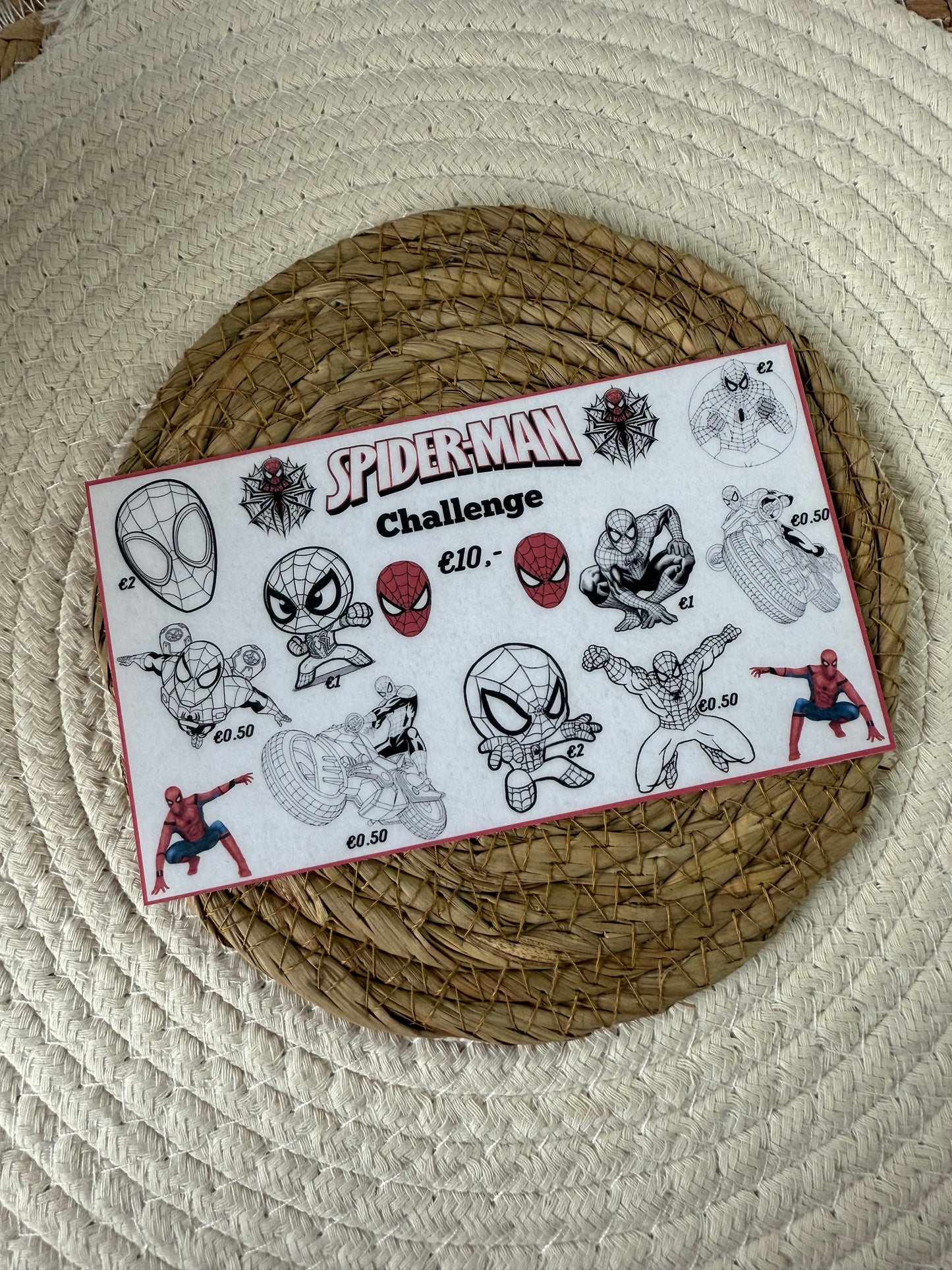 Spiderman challenge