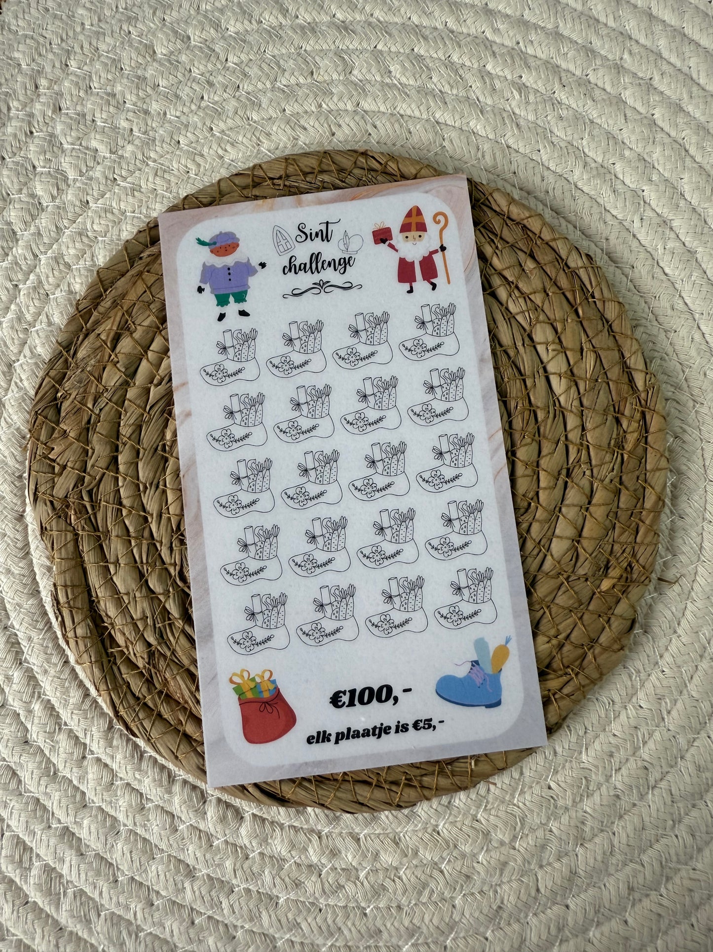Sinterklaas challenge marmer €100