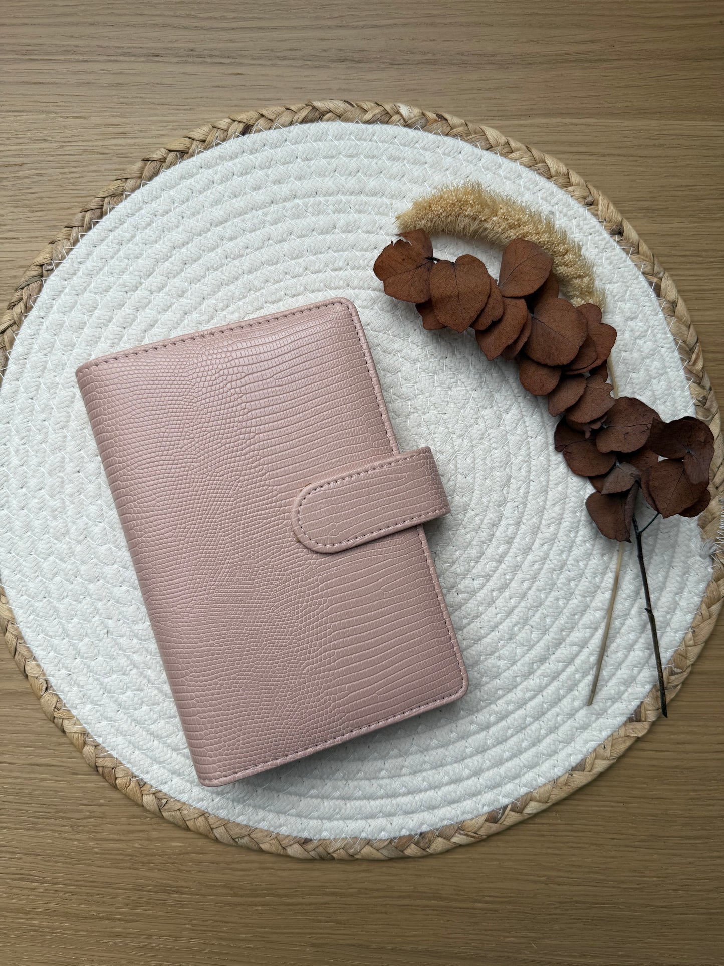 BBB Croco Clip map A6 roze