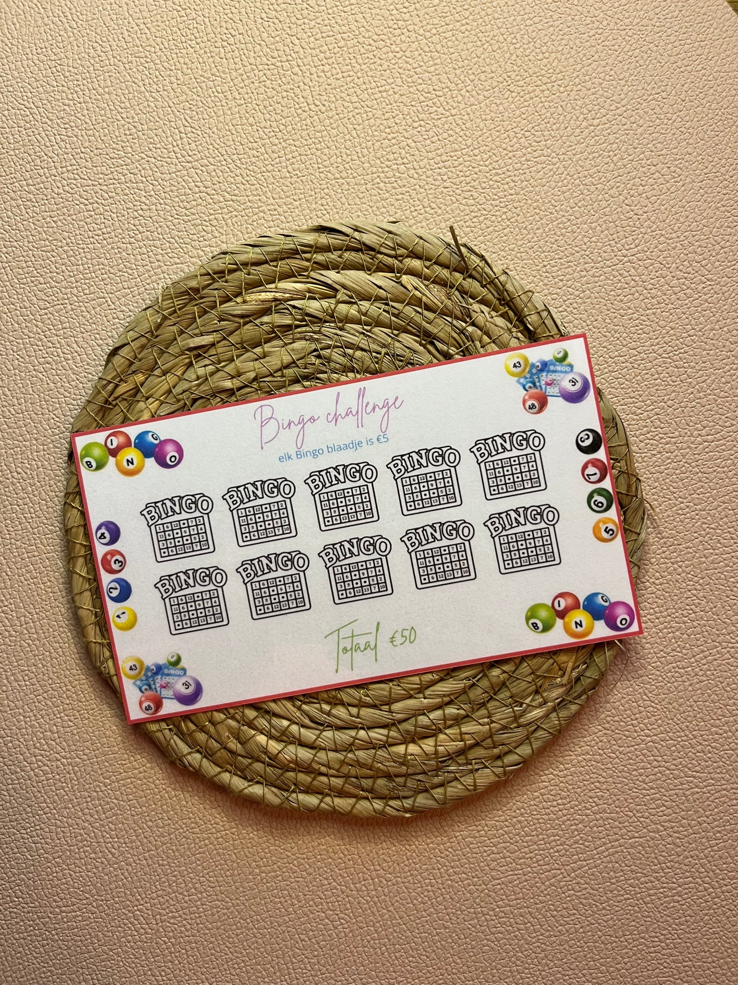 Bingo challenge