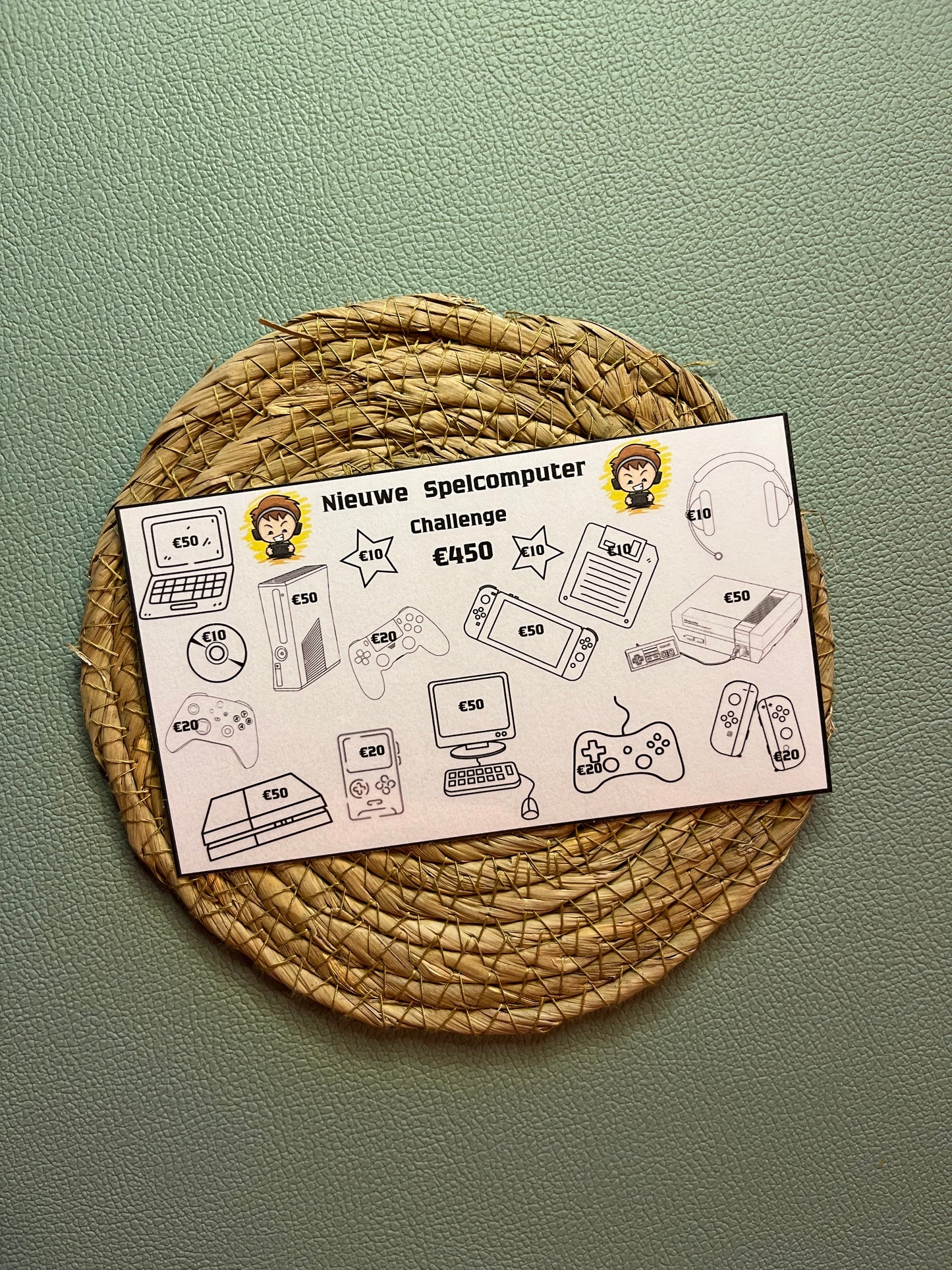 Nieuwe spelcomputer spaar challenge