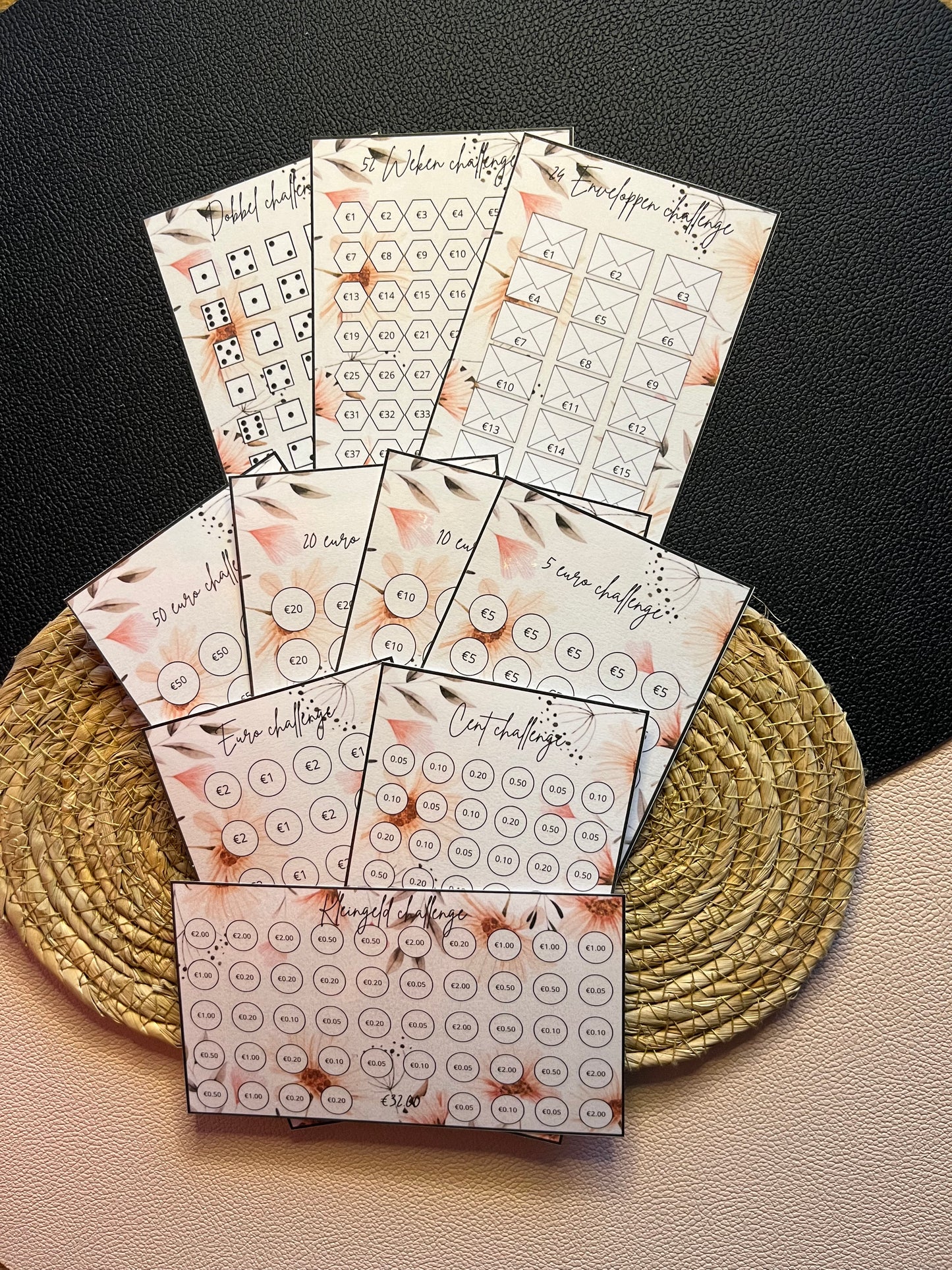 Set bloemen print