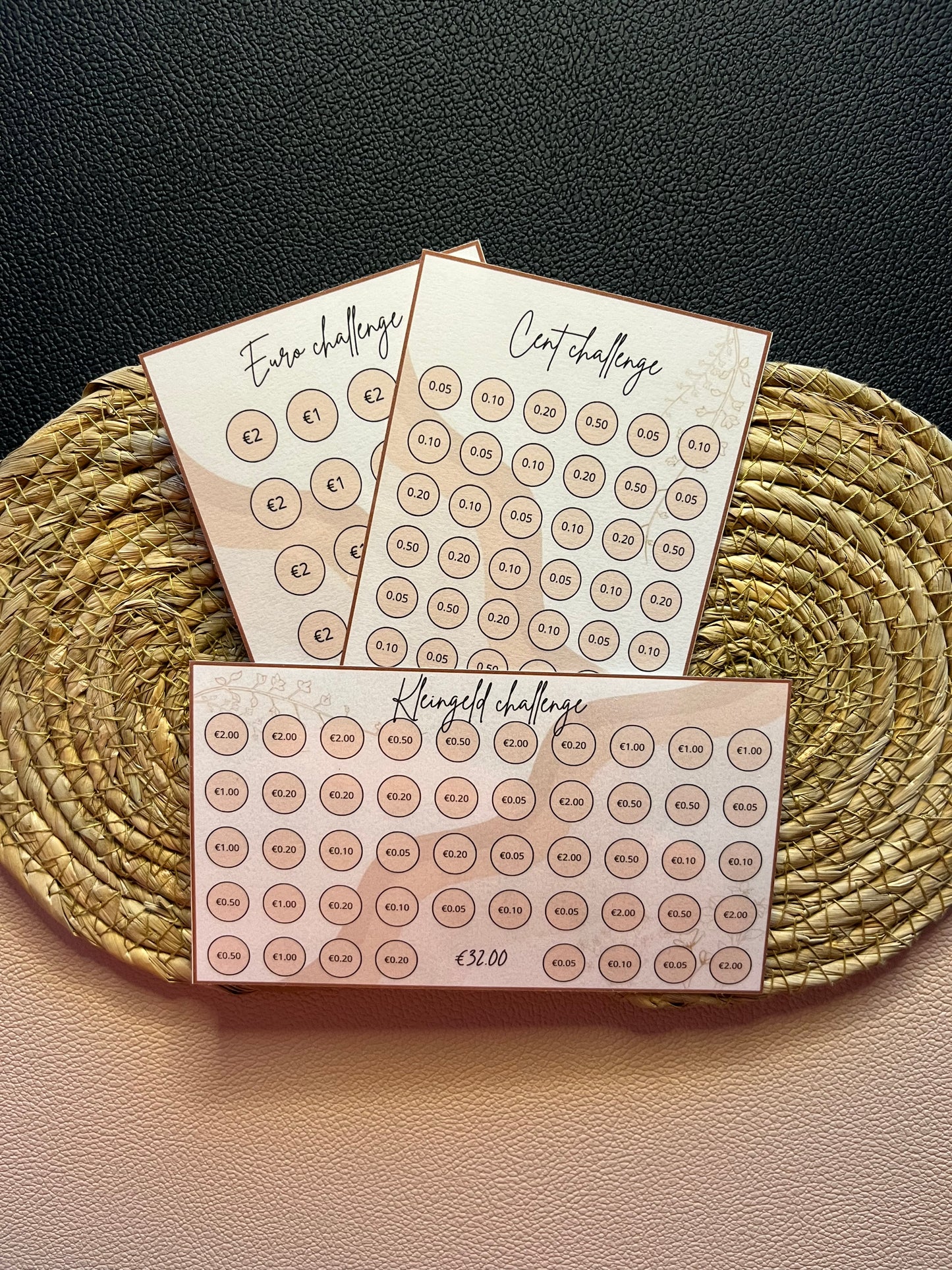 Set bruin/roze