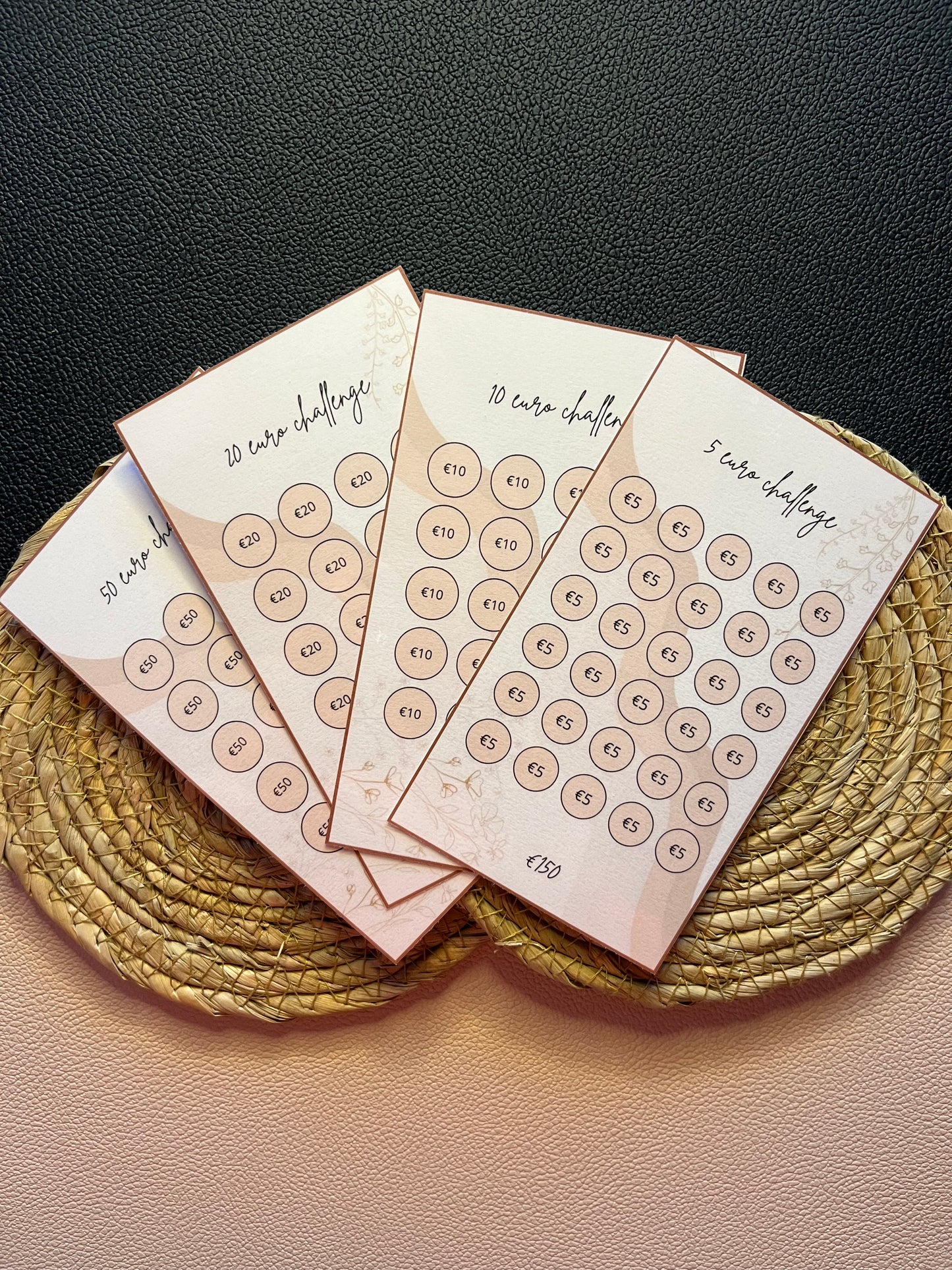 Set bruin/roze