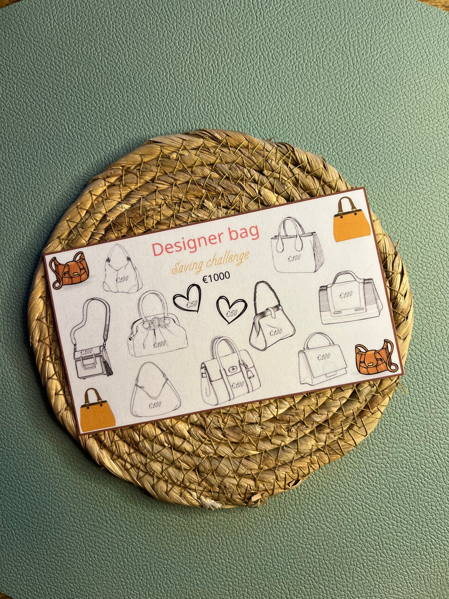 Designer Bag challenge €1000