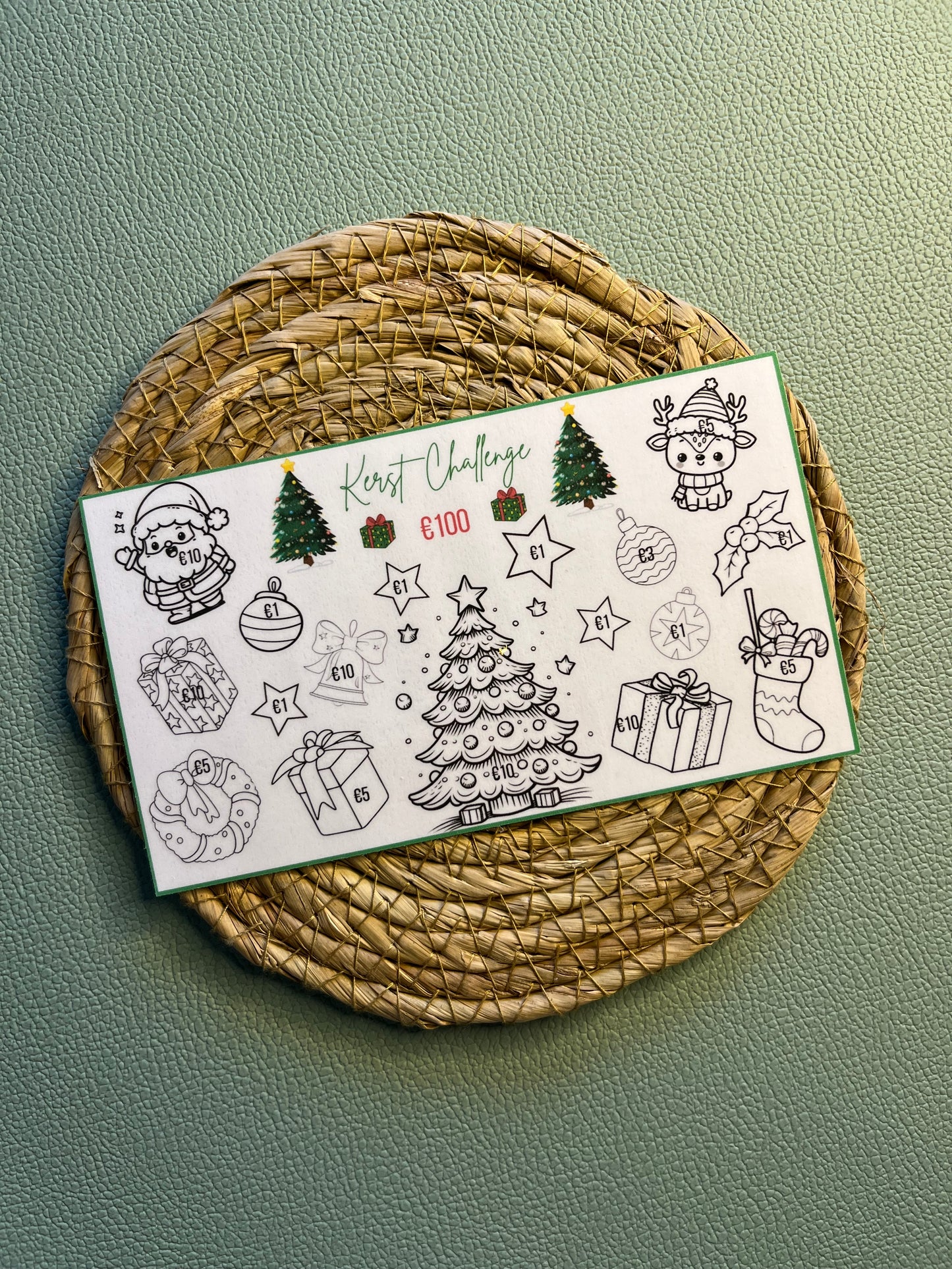 Kerst challenge €100