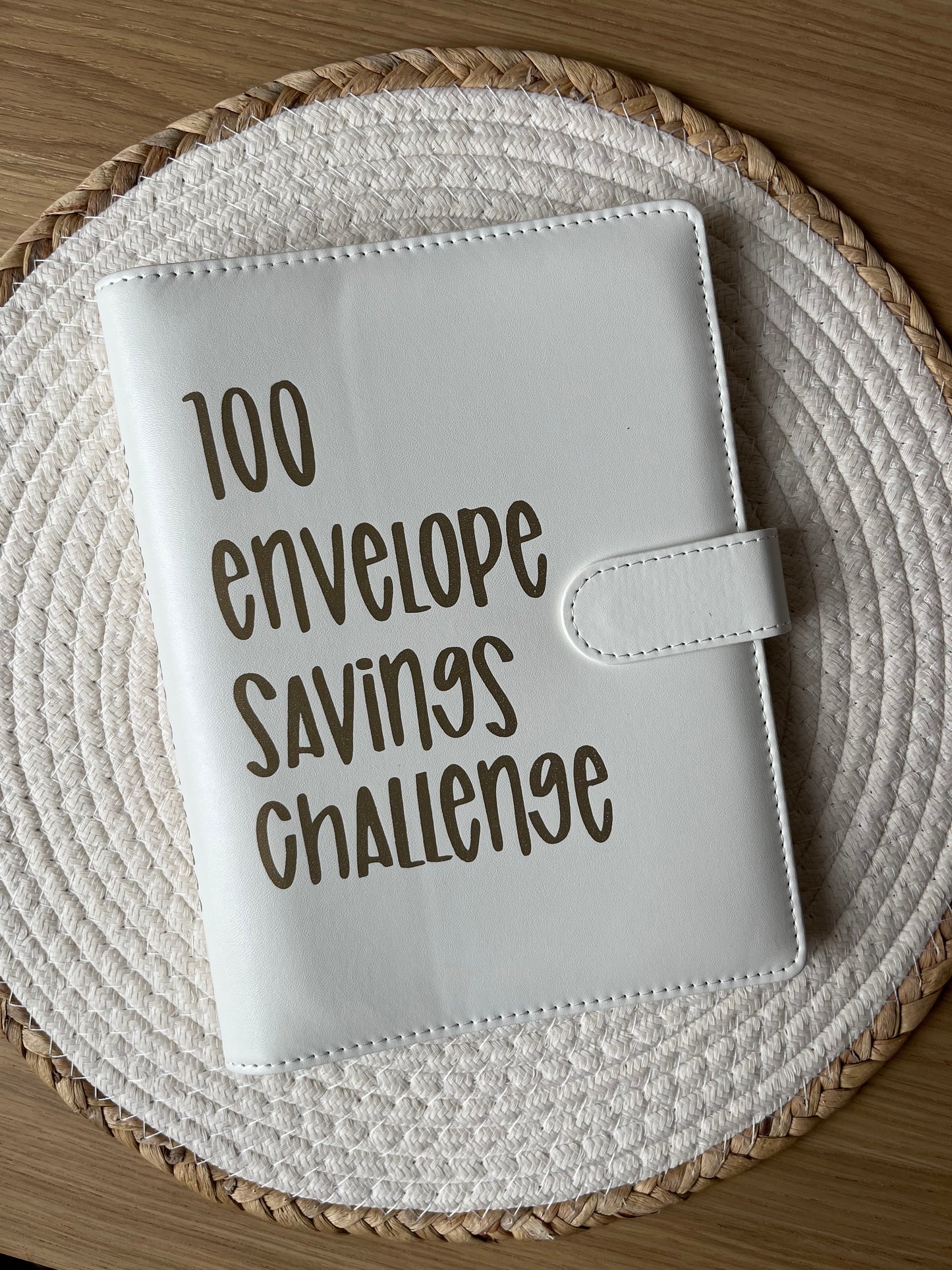 100 enveloppen challenge wit A5