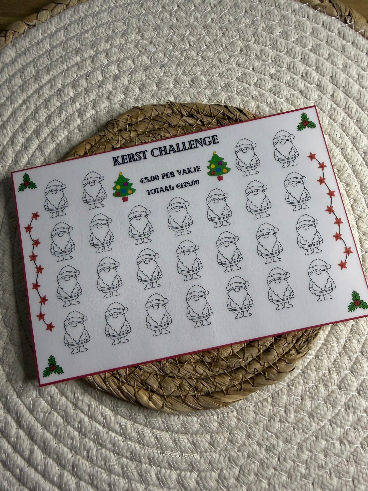 Kerst challenge 125,00 A5