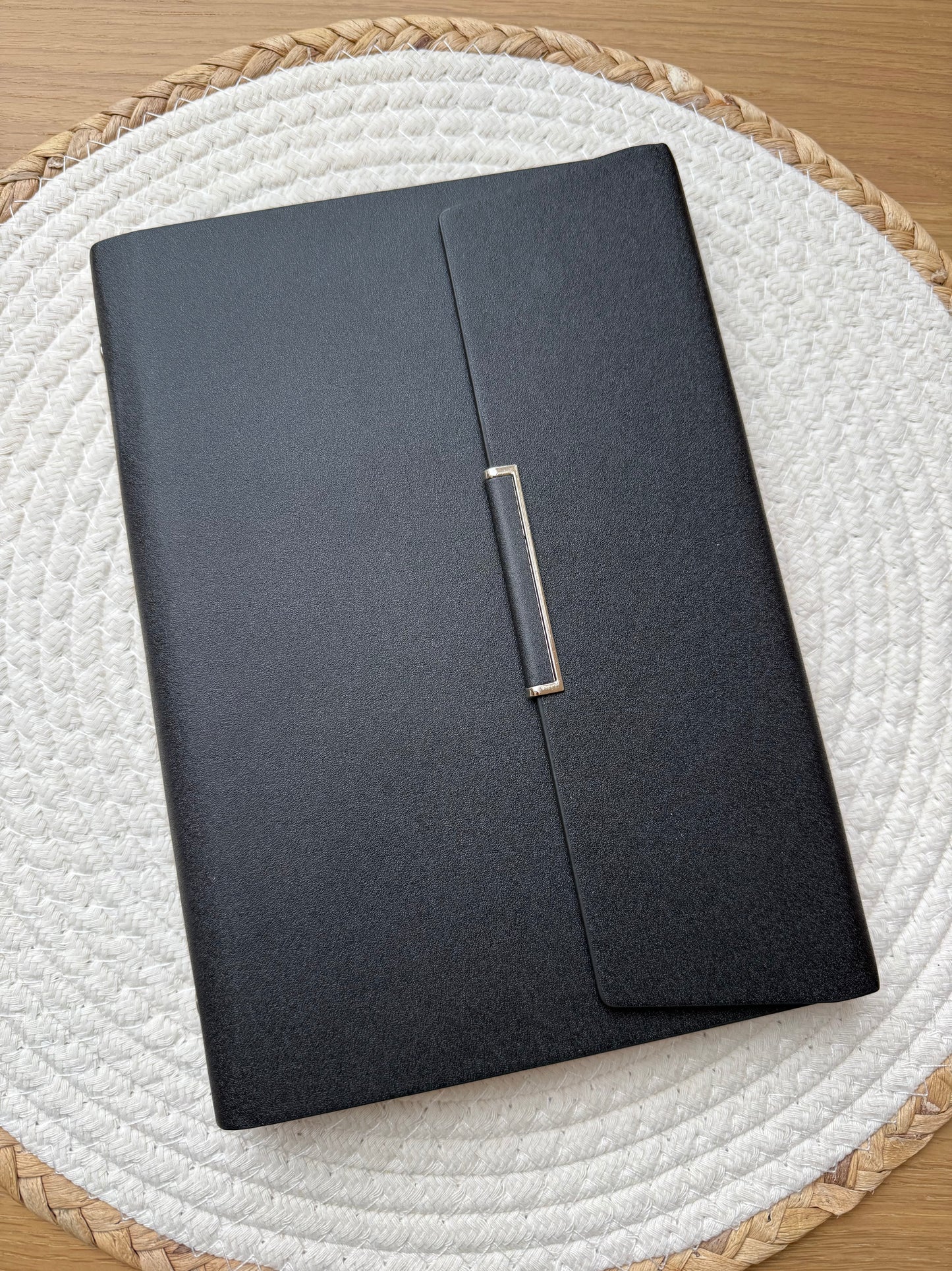 Planner map A5 zwart